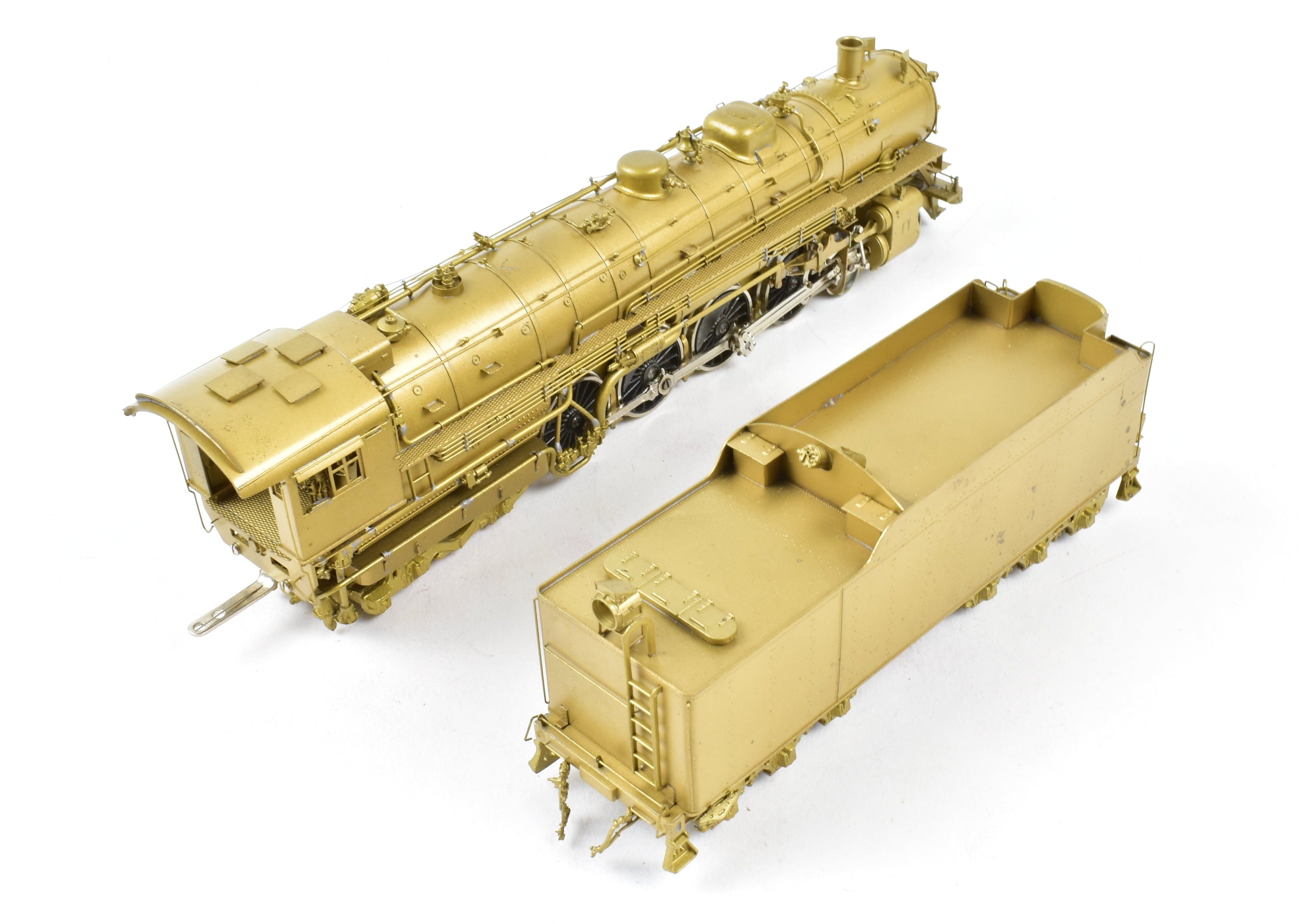 HO Scale Brass Model Train - Northern Pacific Class A 4-8-4 Royale Series, Custom-Built by NJ Custom Brass