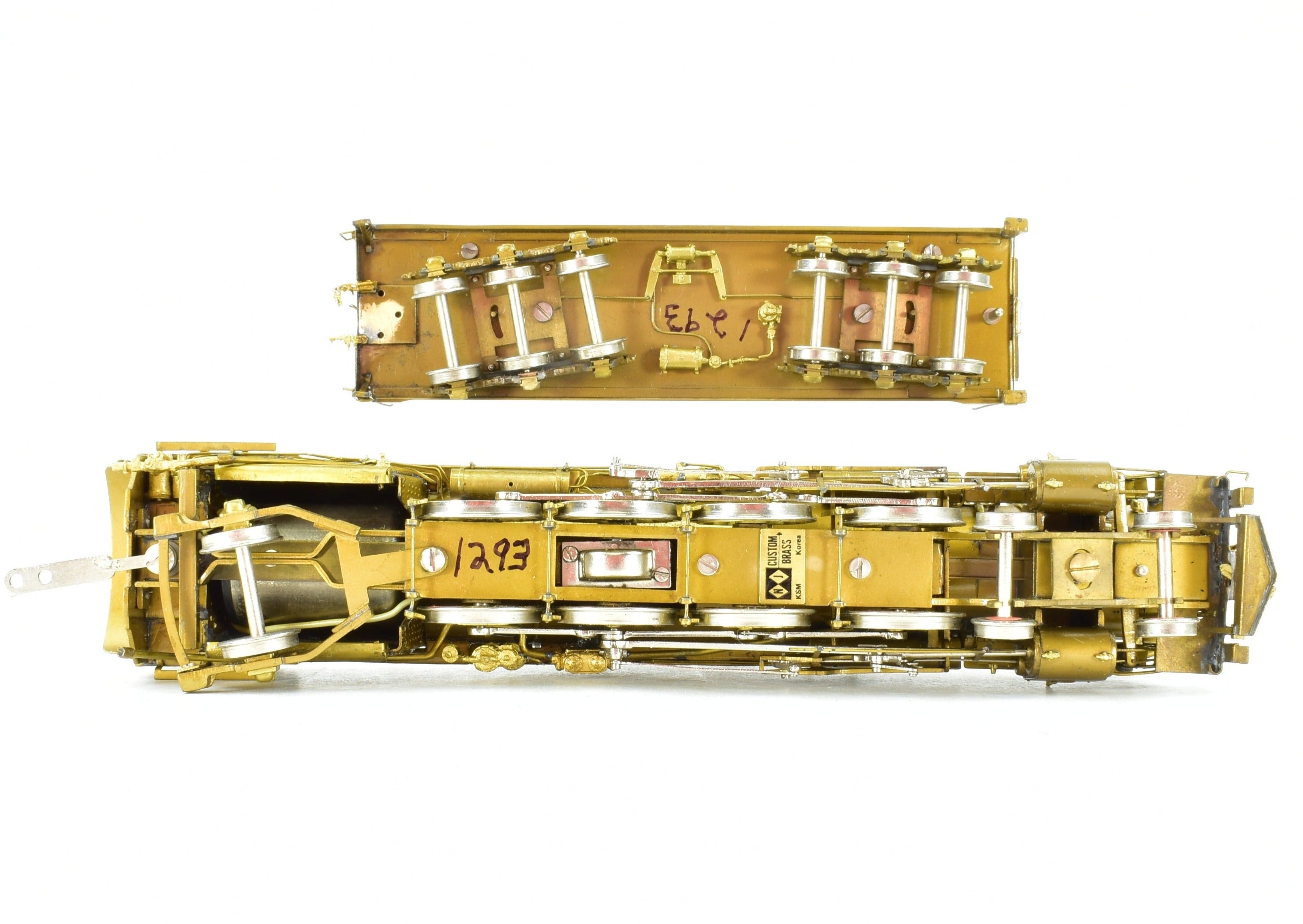HO Scale Brass New Jersey Custom Brass New Haven Class R - 3a 4 - 8 - 2 Mountain Steam Locomotive Model