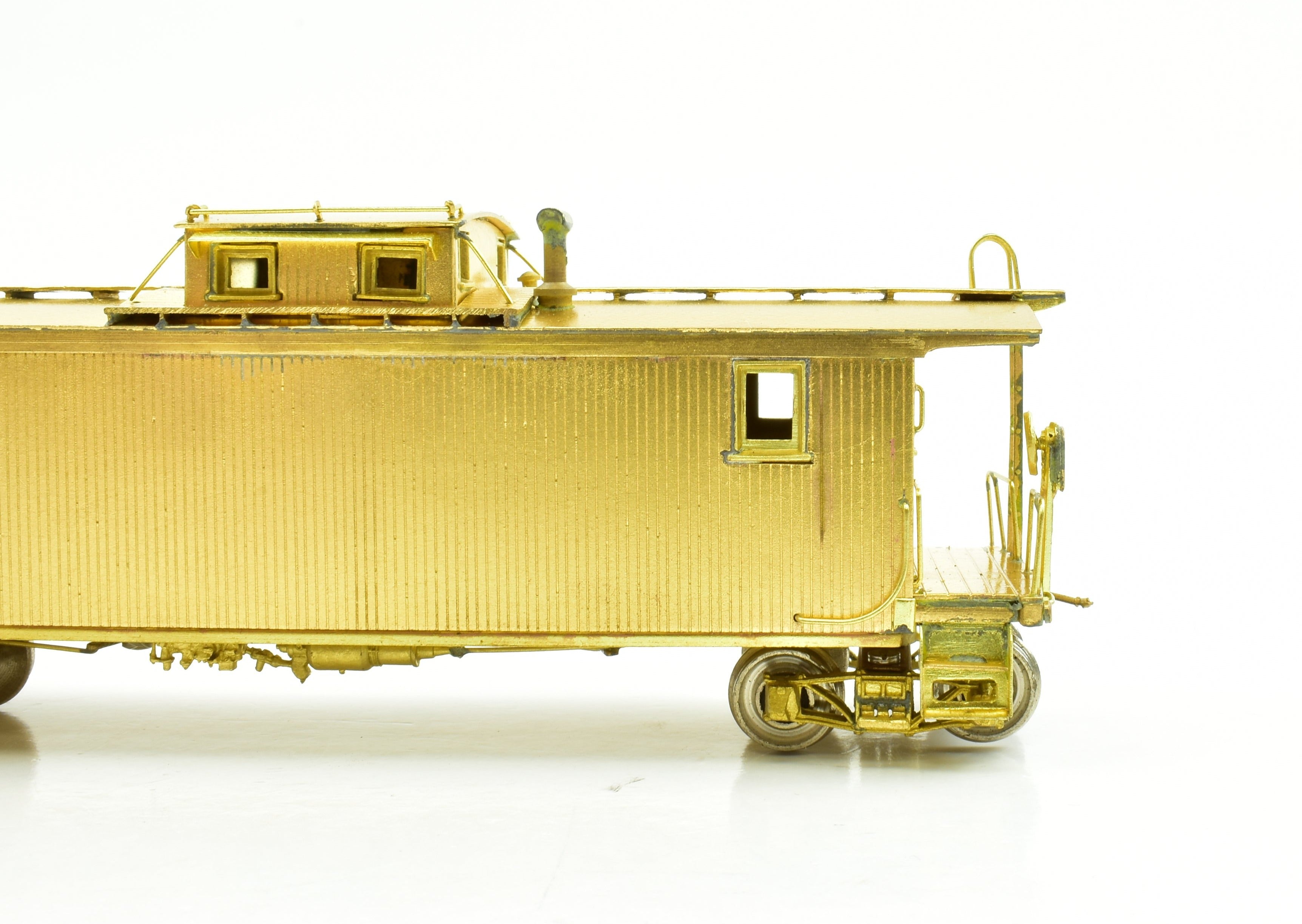 NJ Custom Brass HO Scale New Haven Wood Caboose Class NE - 4 Model