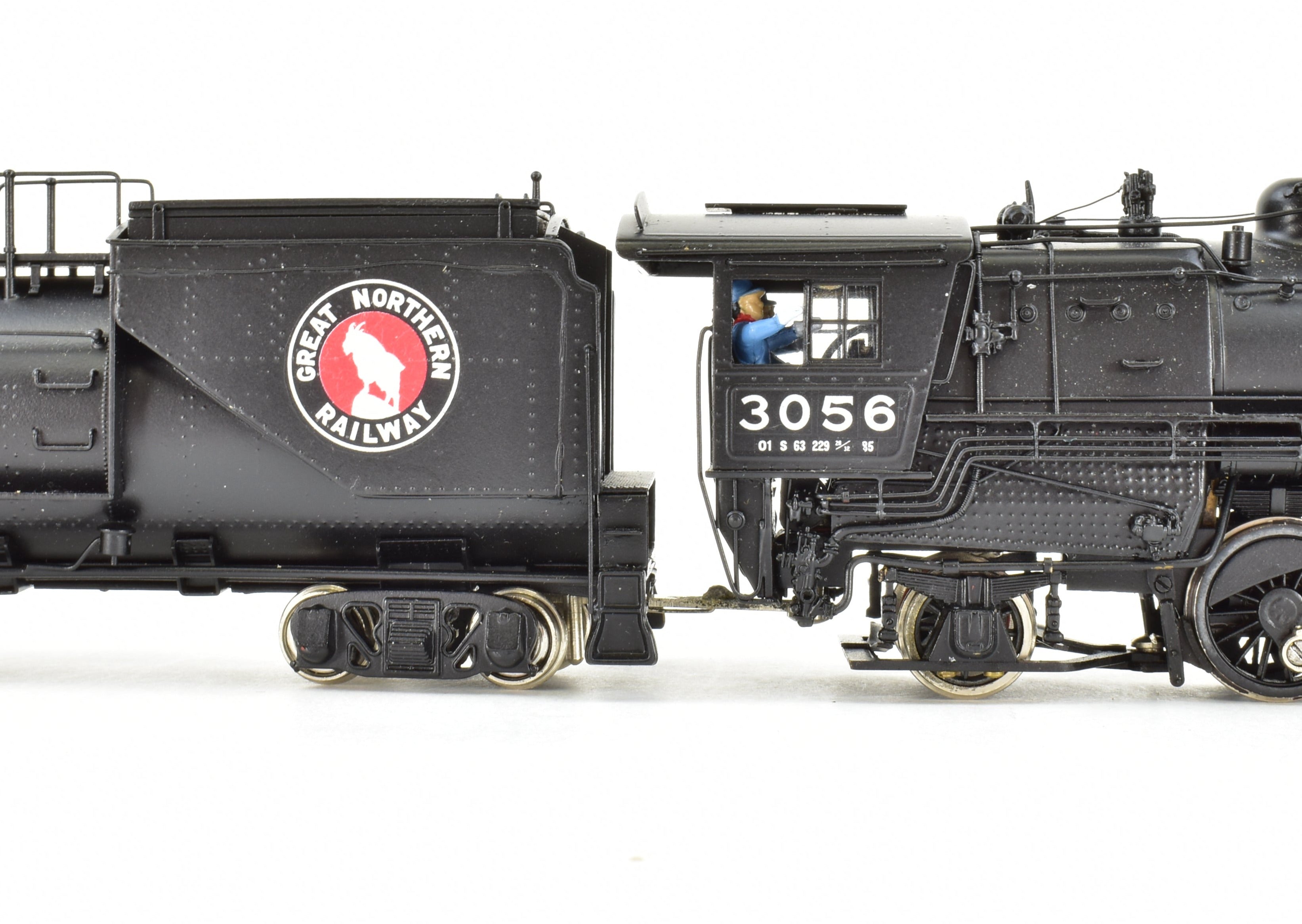 HO Scale Brass Great Northern 2-8-2 Class O-1 Pro-Painted Sunset Model