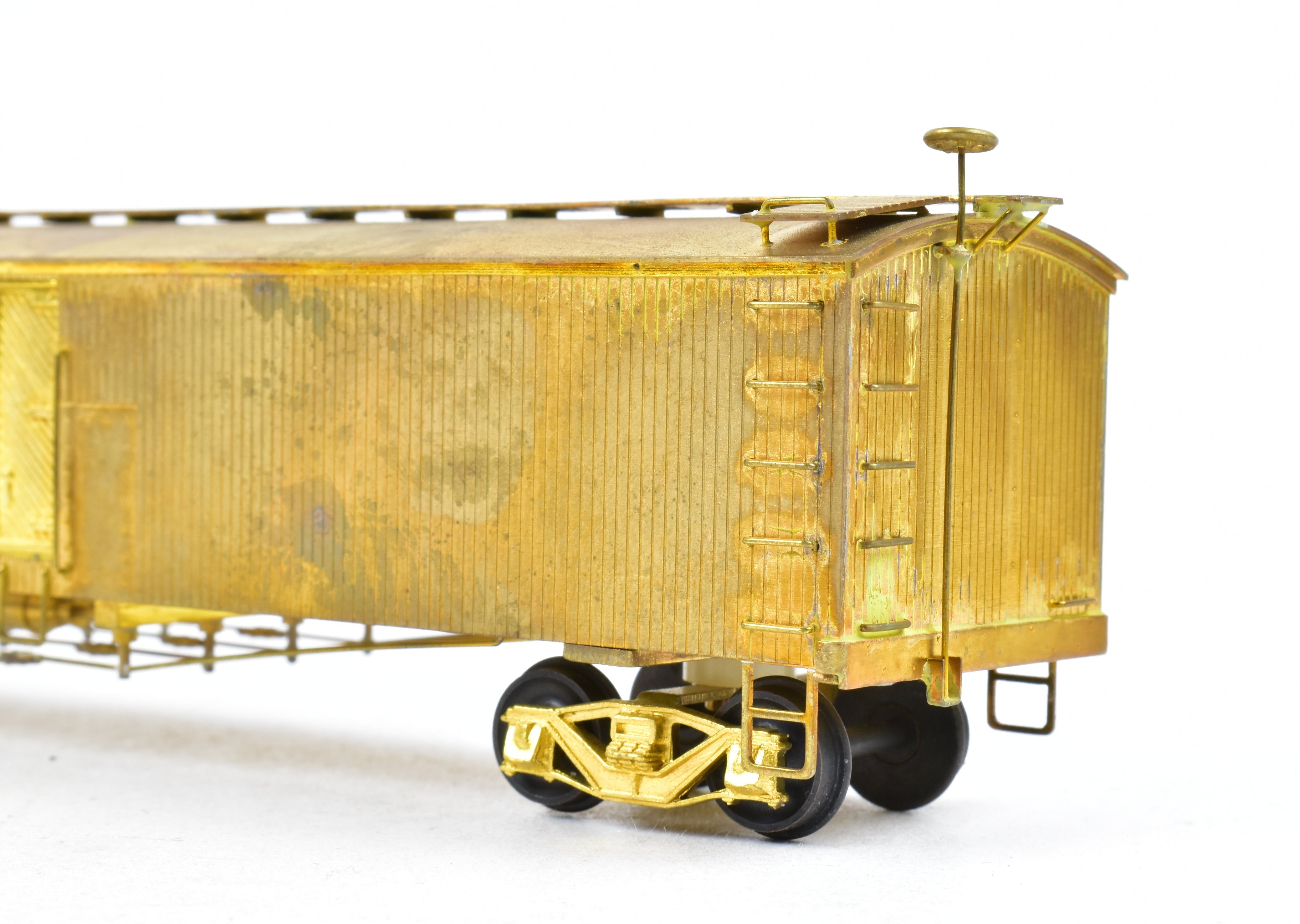 HO Scale Brass Nickel - Plated New York Ontario & Western Milk Car Model