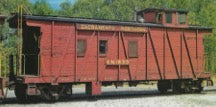 HO Scale Brass Model North Bank Line - Western Pacific Cabooses for Model Train Enthusiasts