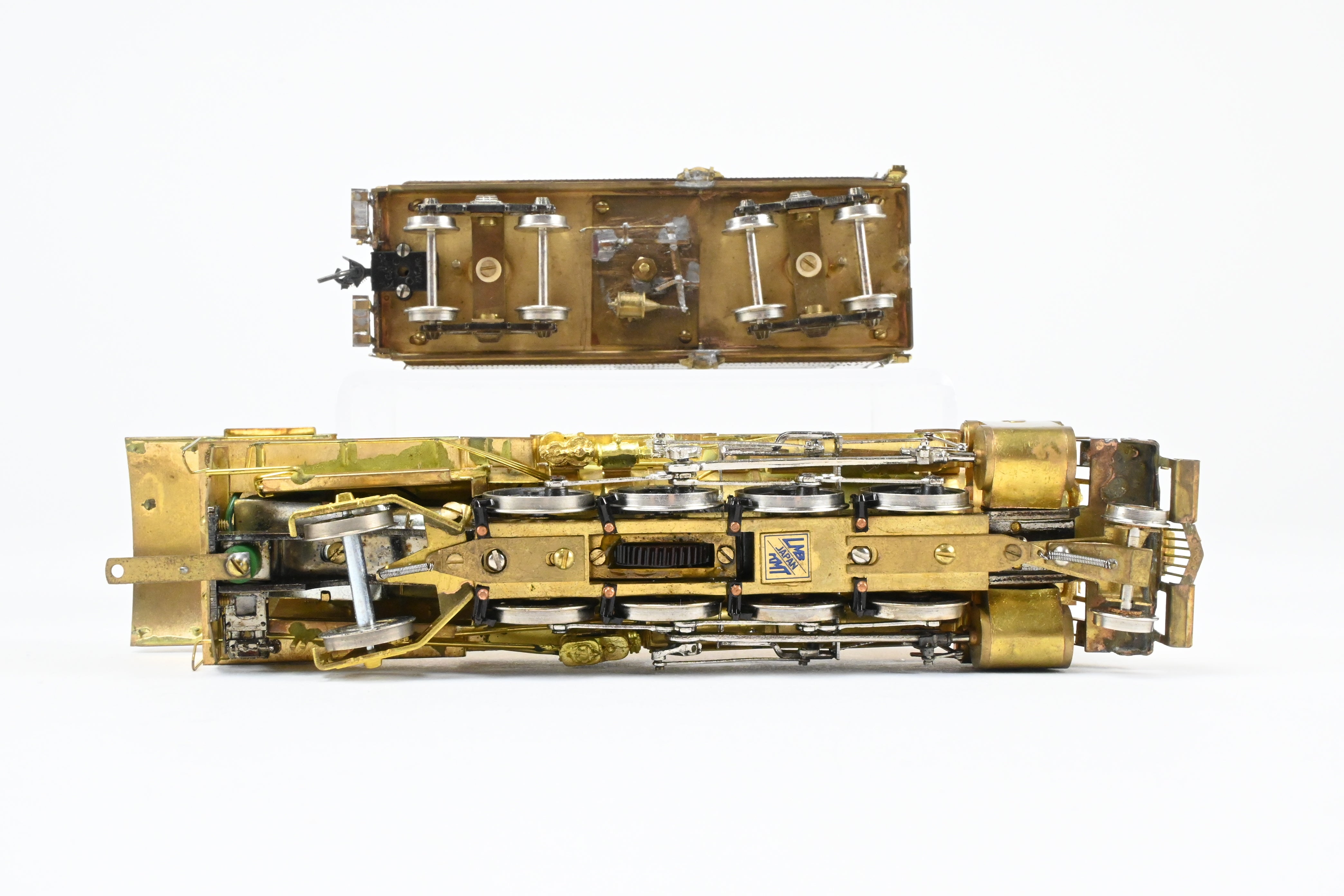HO Scale Brass LMB Models CB&Q - Burlington Route 2-8-2 O-1A Mikado Steam Locomotive with Custom Tender Crafted by Joe G Collias
