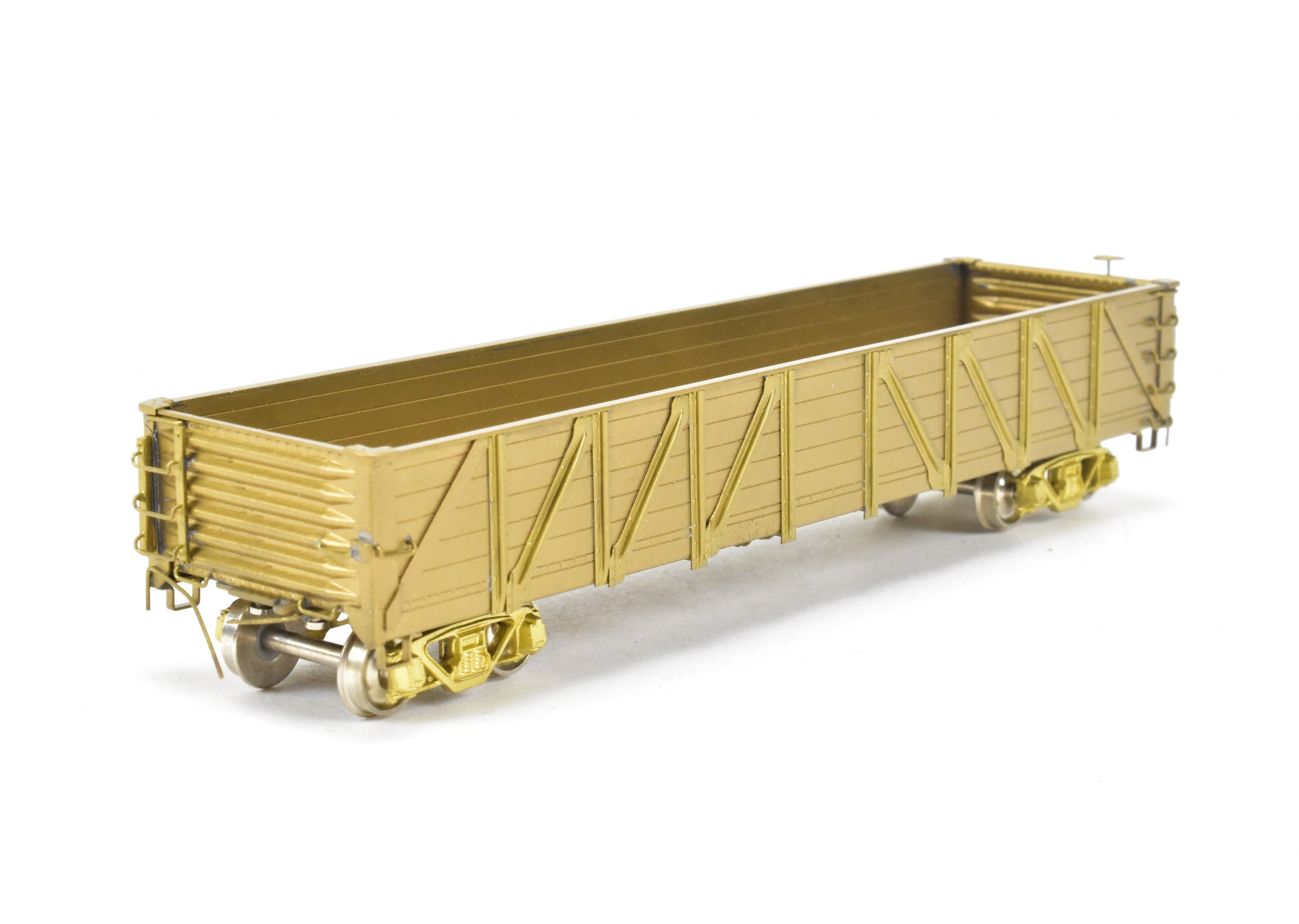 HO Brass Oriental Limited - USRA 40' Composite Drop - Bottom Unpainted Gondola