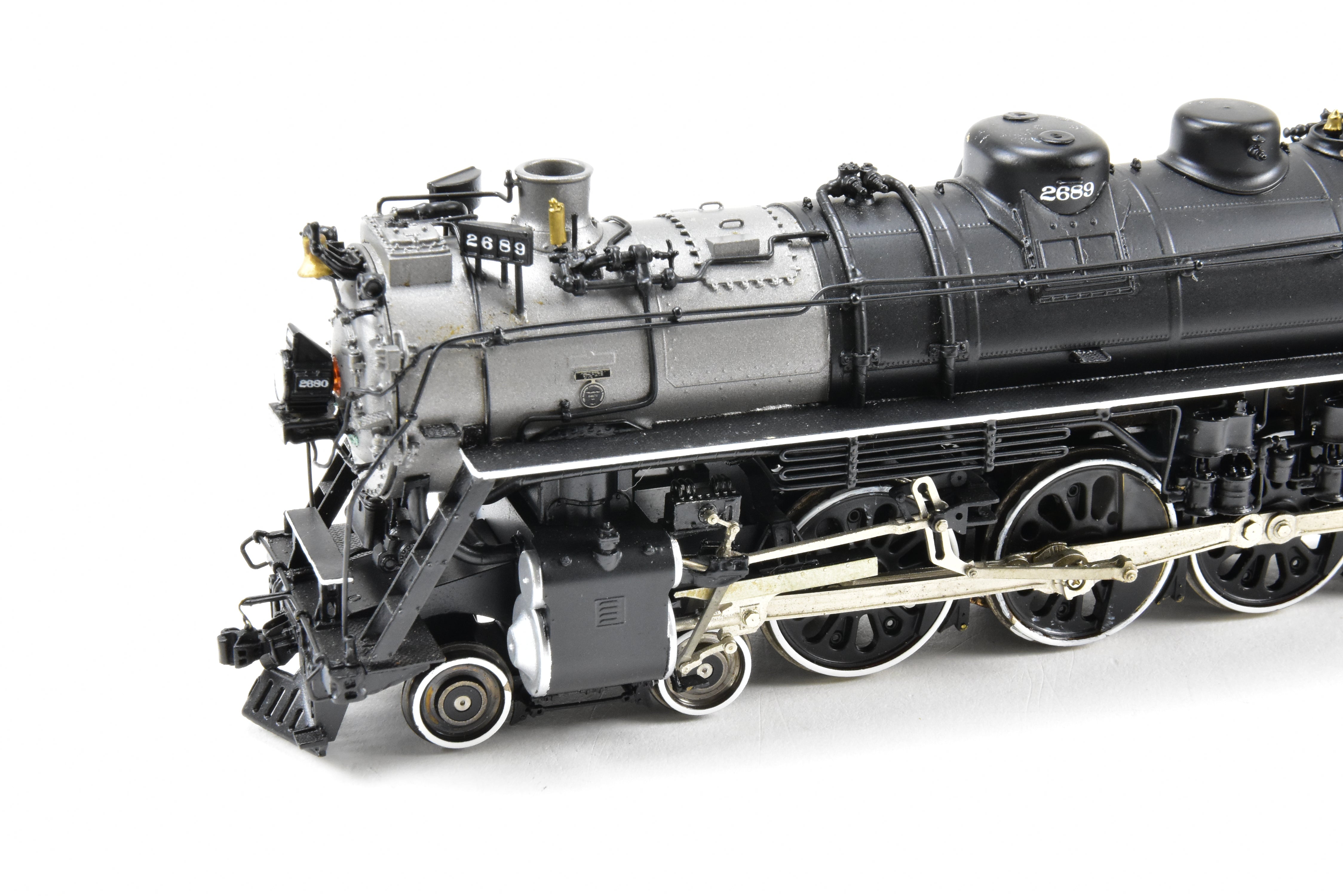 HO Scale Brass Northern Pacific A-5 4-8-4 FP #2689 Black Model with QSI DCC & Sound
