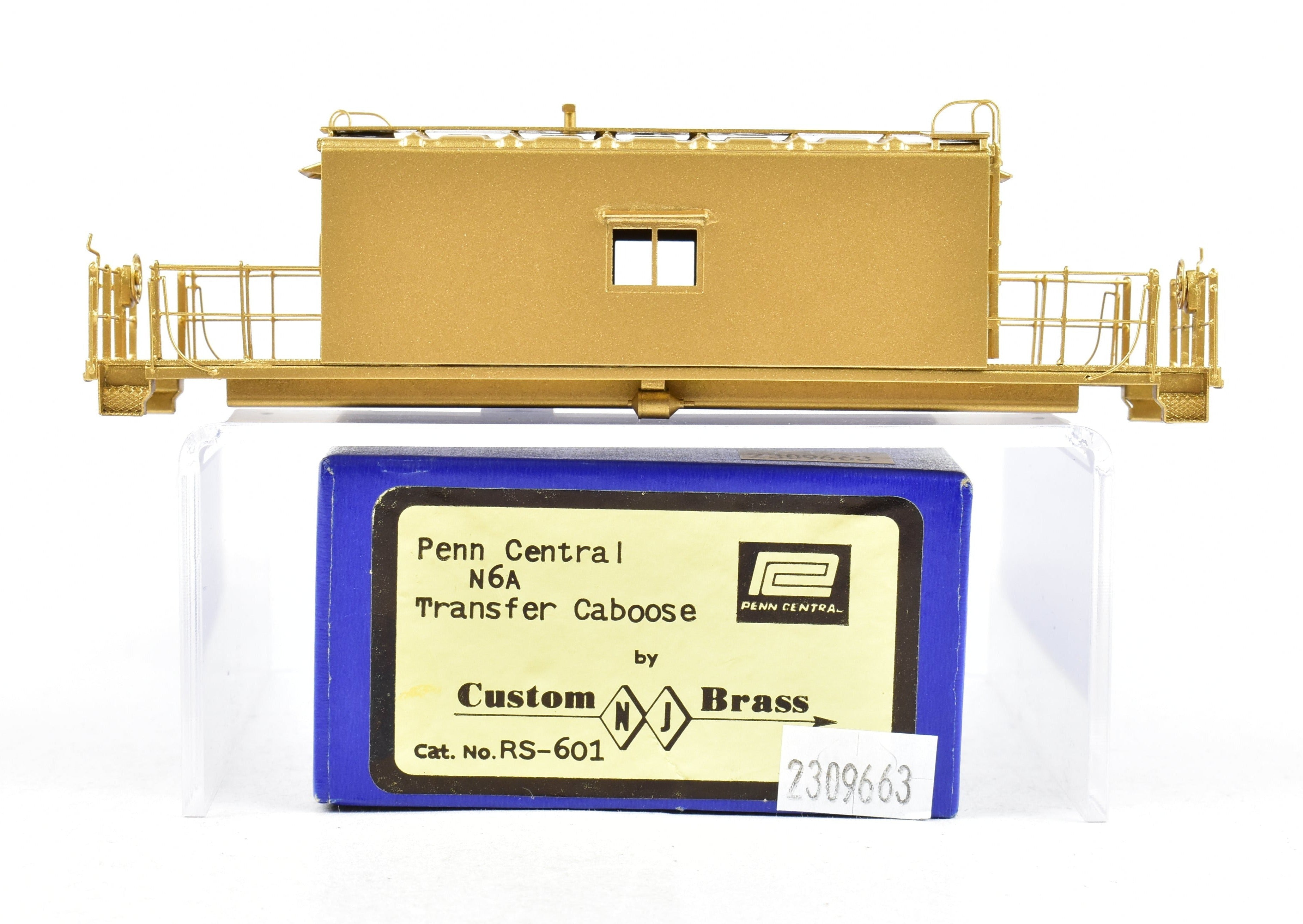 NJ Custom Brass N-6A Transfer Cabin Car Caboose - NYC or PC Model