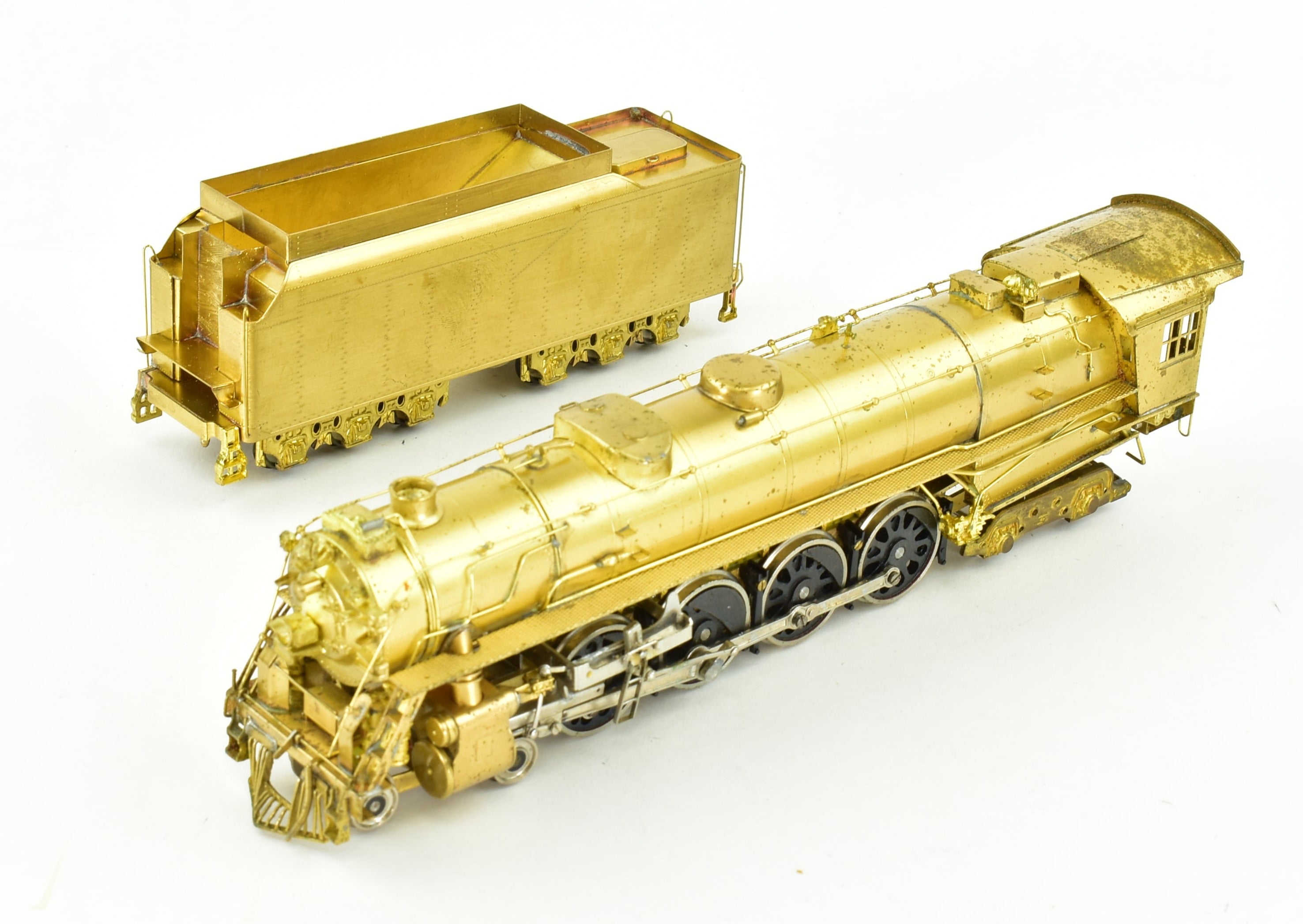 HO Brass Nickel - Plated DL&W Lackawanna Class Q - 4 4 - 8 - 4 Modern Pocono Model