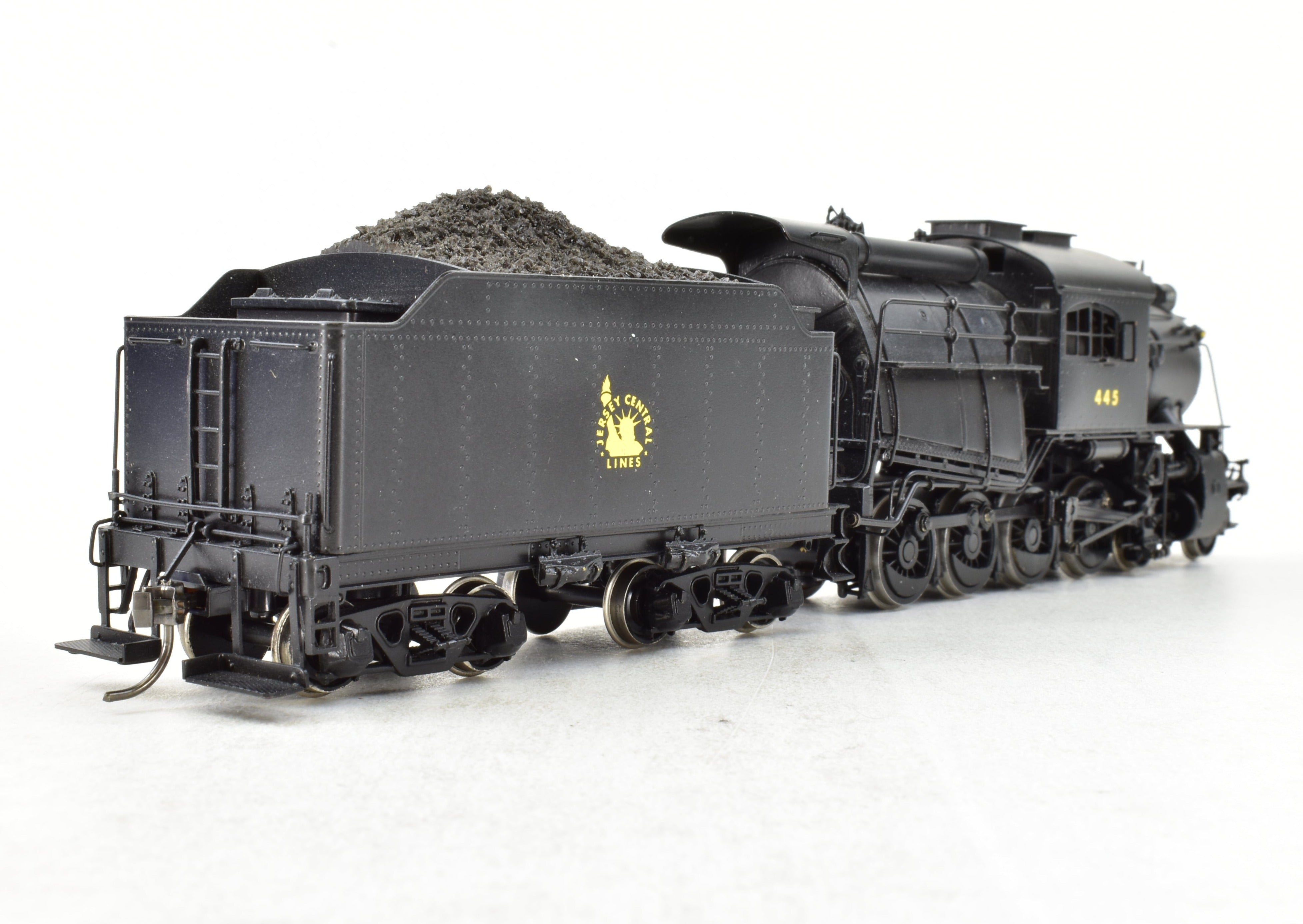 HO Scale Custom Painted Brass Model Train - Central Railroad of New Jersey K - 1 4 - 8 - 0 Camelback, NJ Custom Brass CNJ
