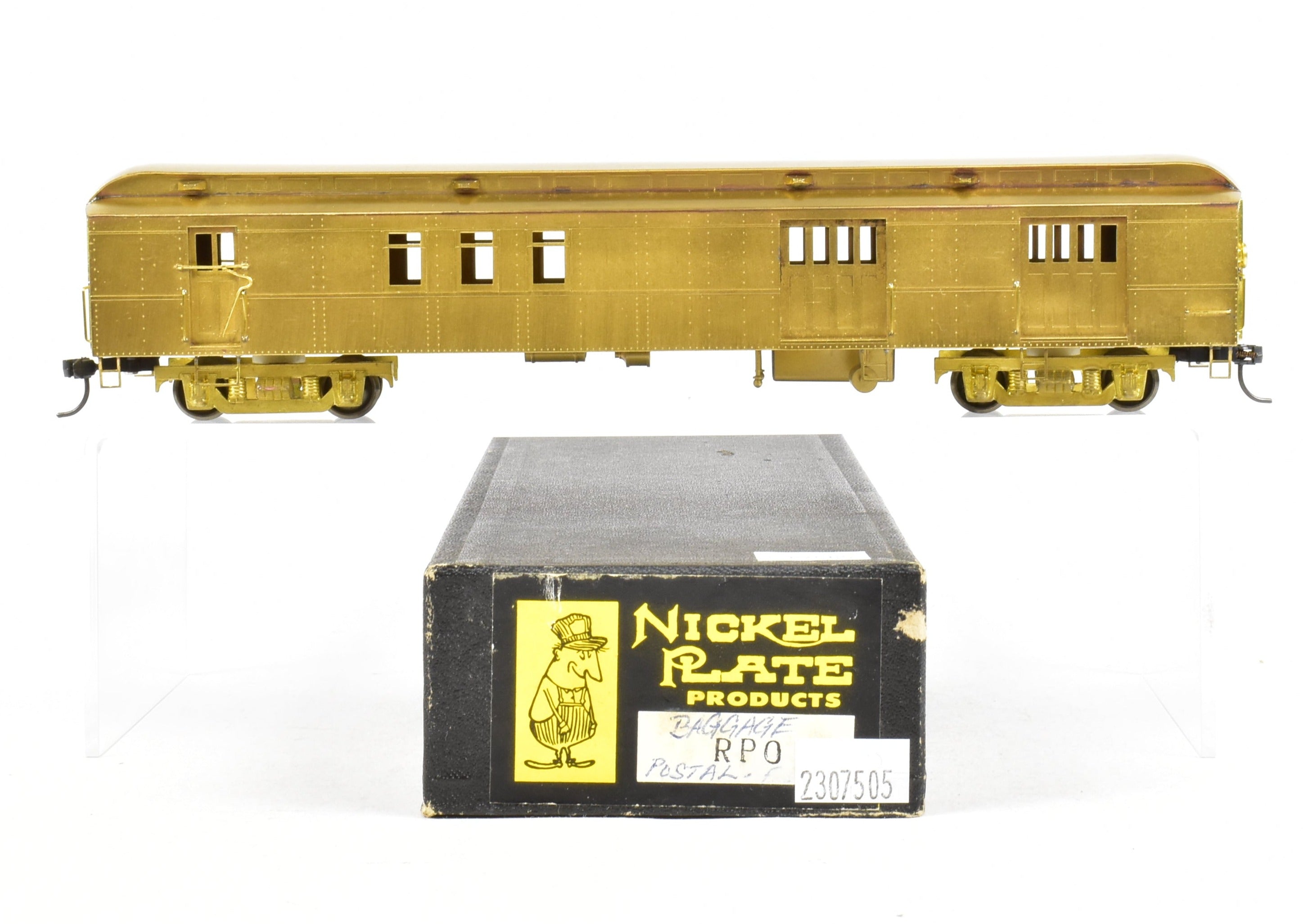 HO Scale Brass Nickel Plate Products (NPP) New York, Ontario & Western Baggage RPO Car Model