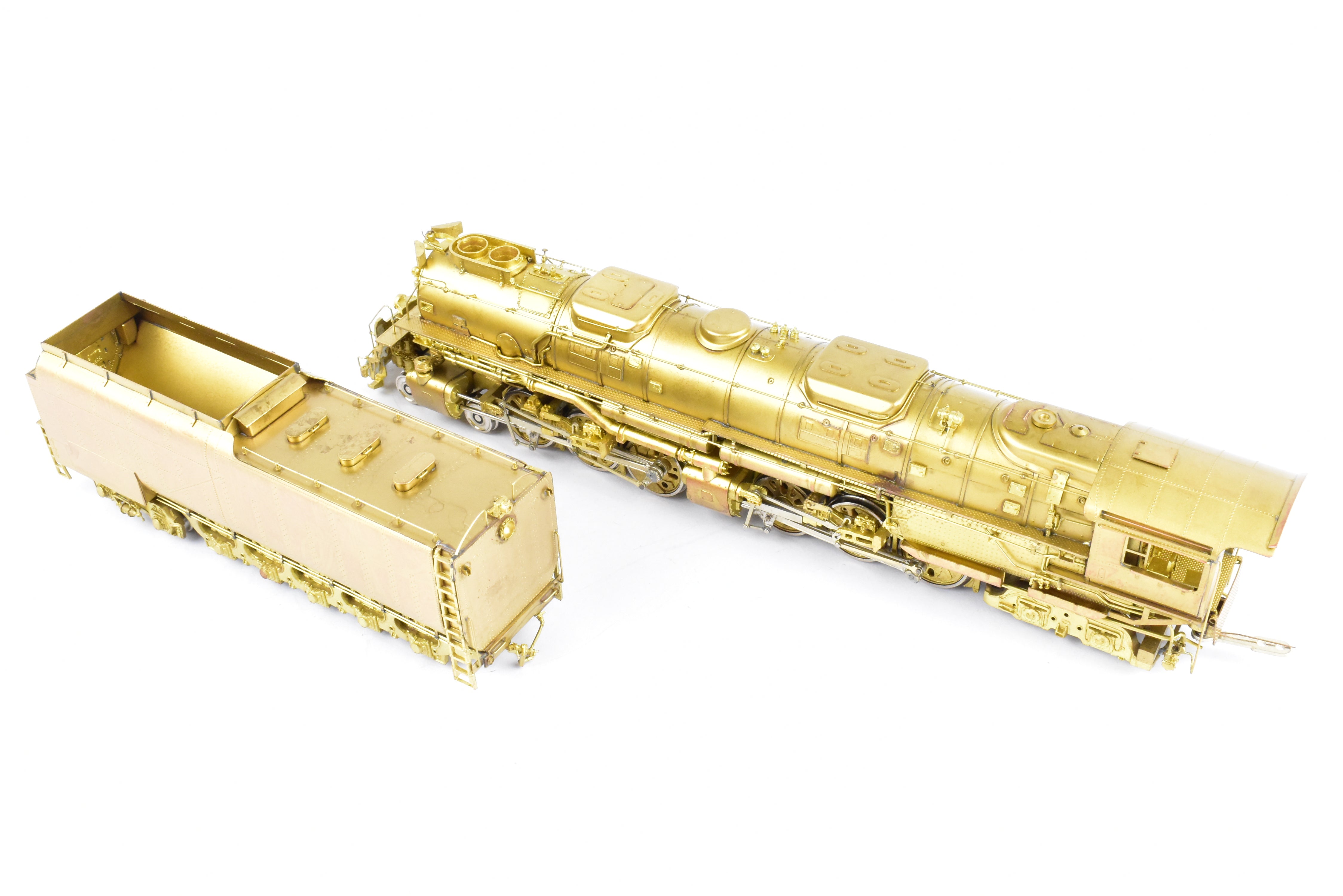 HO Scale Brass Key Imports Union Pacific 4-6-6-4 3985 Challenger Steam Locomotive Coal Tender Version Classic Model Series