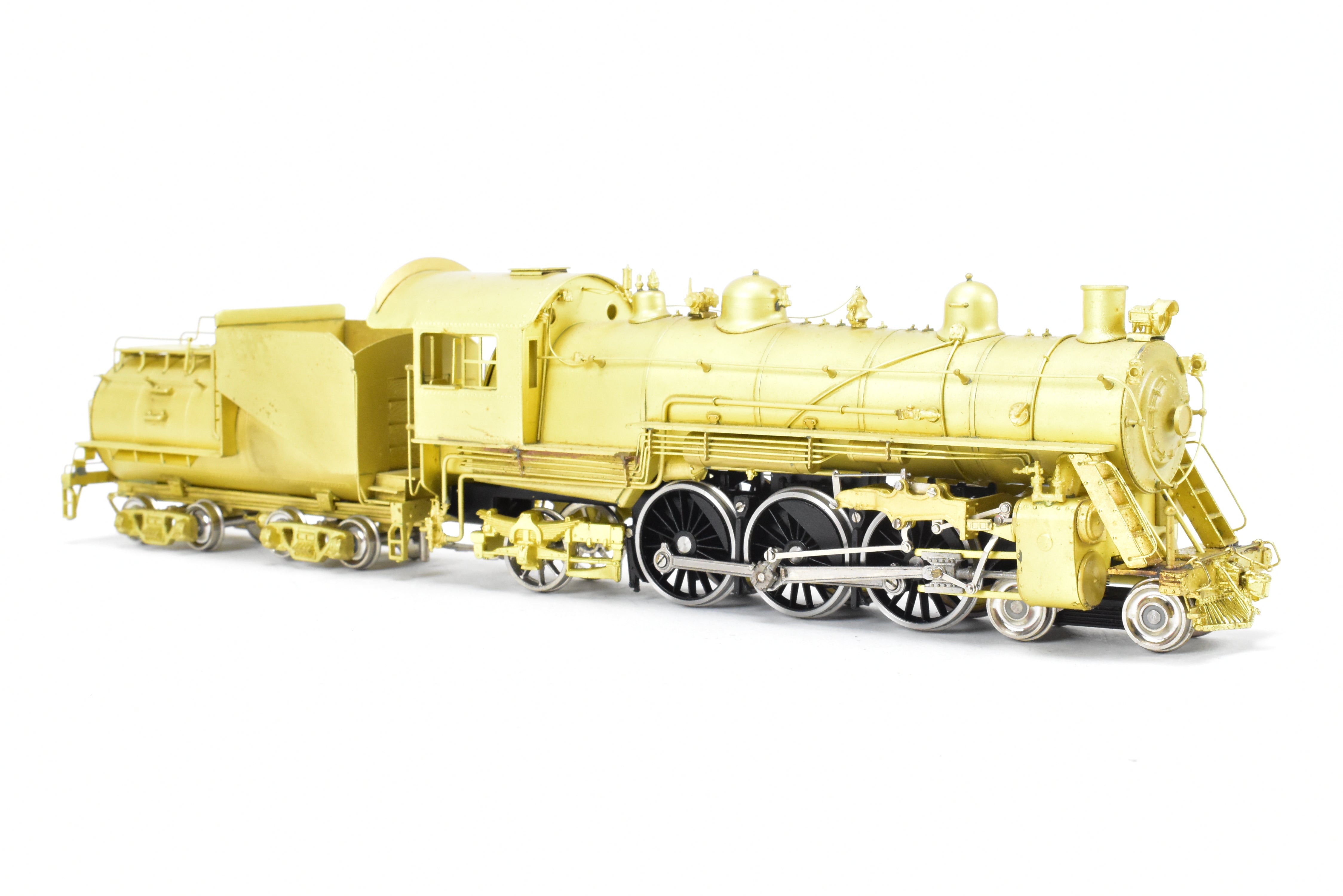 HO Scale Brass Erie Railroad K-1 4-6-2 Nickel-Plated Model - As Is