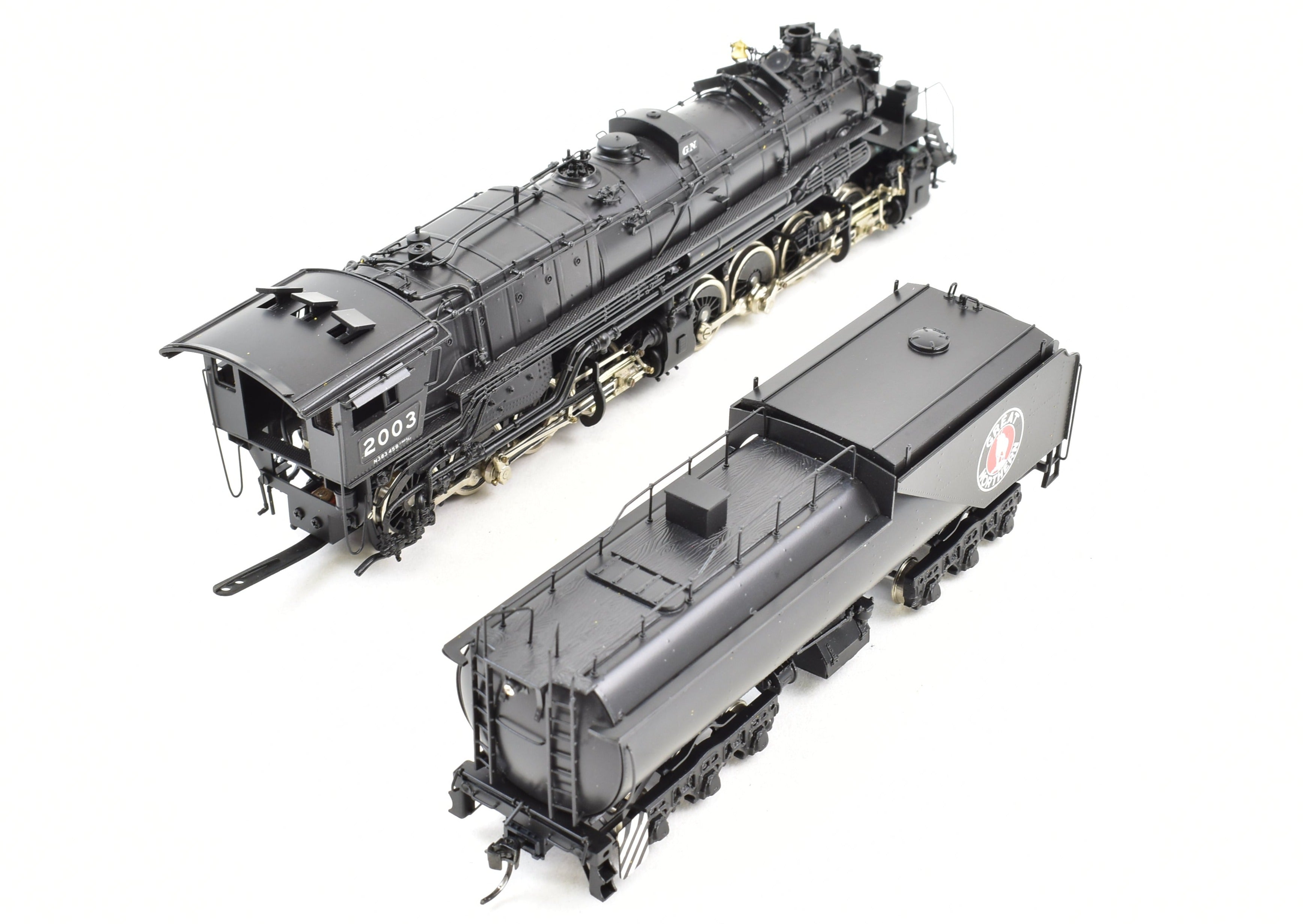 High - Quality HO Scale Brass Model Train PFM - Tenshodo GN - Great Northern 2 - 8 - 8 - 0 Class N - 3 from 1973 Production Run