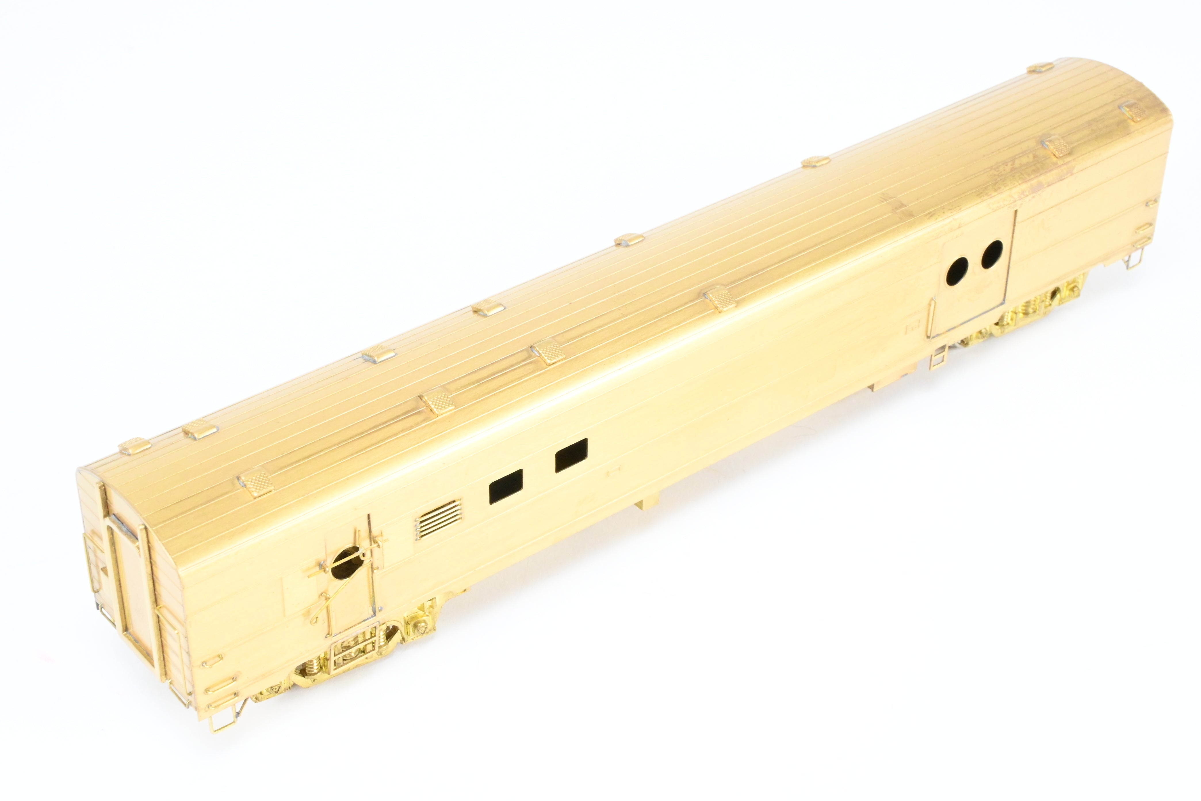 HO Scale Brass Model of Milwaukee Road #1208 Baggage - RPO Train Car from Soho Brand