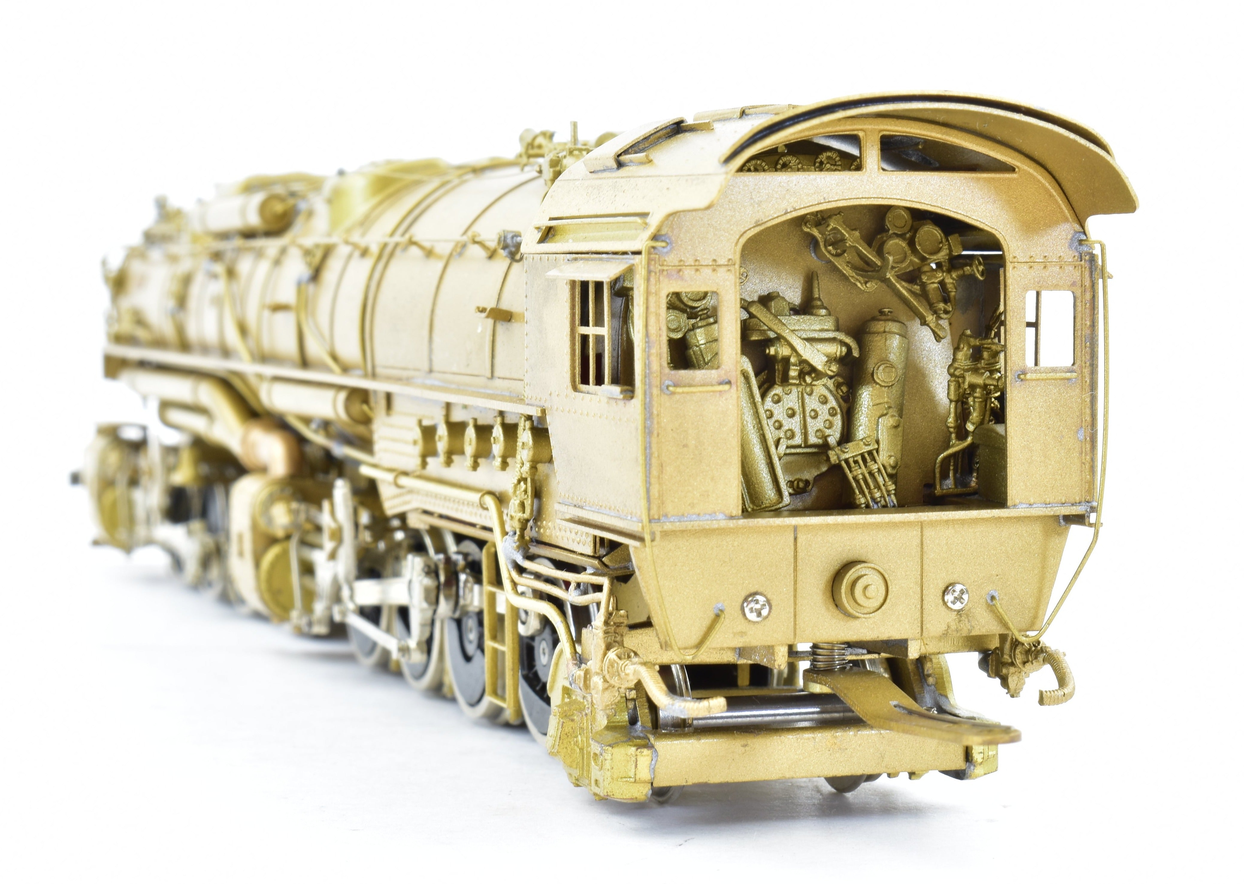 HO Scale Custom Brass Model Train - Richmond Fredericksburg & Potomac 2-8-8-2 Royale Series (Ex C&O H7) by NJ Custom Brass
