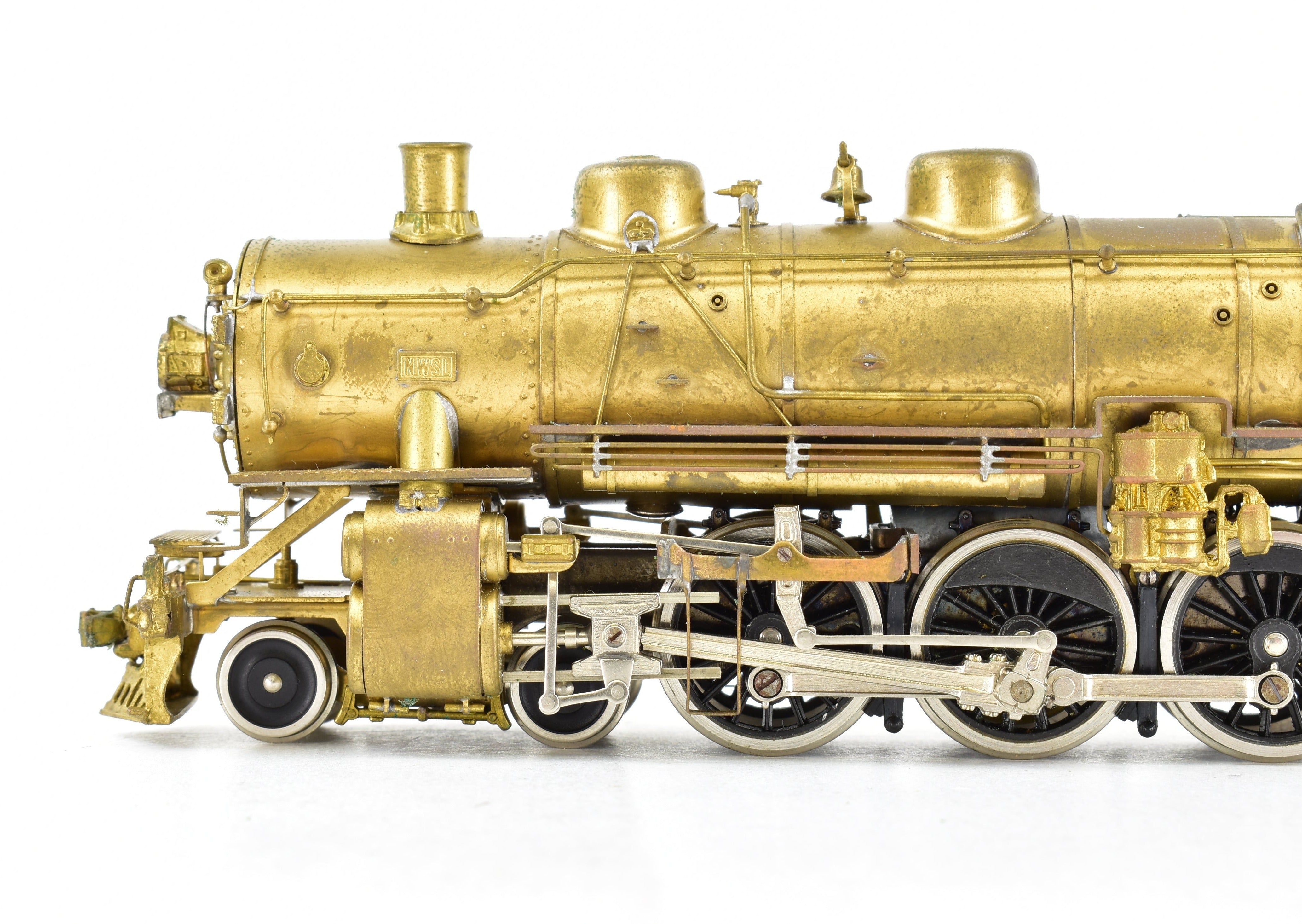 HO Scale Brass Model Train - Northwest Short Line (NWSL) and Northern Pacific (NP) Class Q - 6 4 - 6 - 2 Pacific Steam Locomotive Replica