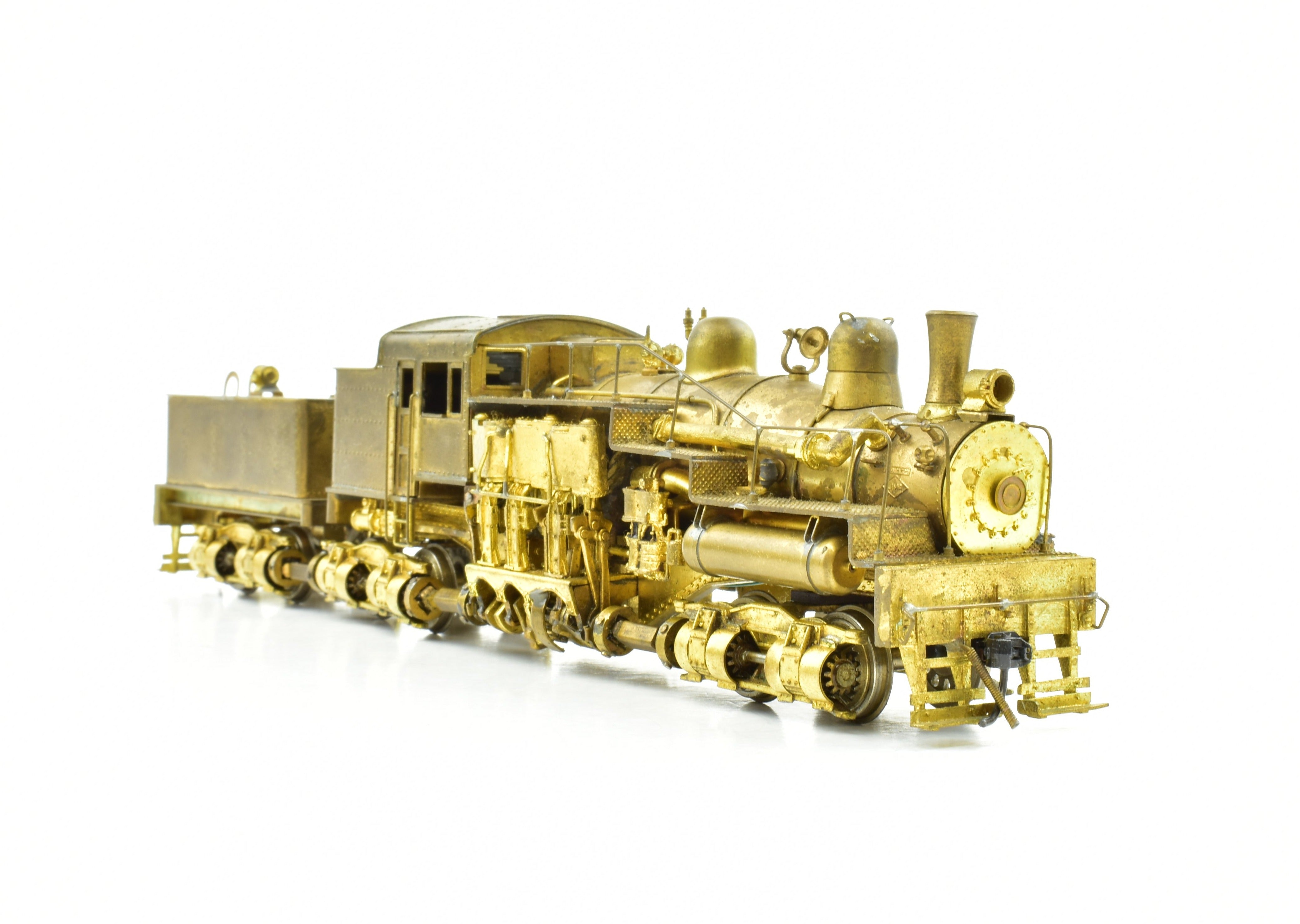 HO Scale Brass Max Gray Western Maryland 3 - Truck Shay Model in Gray