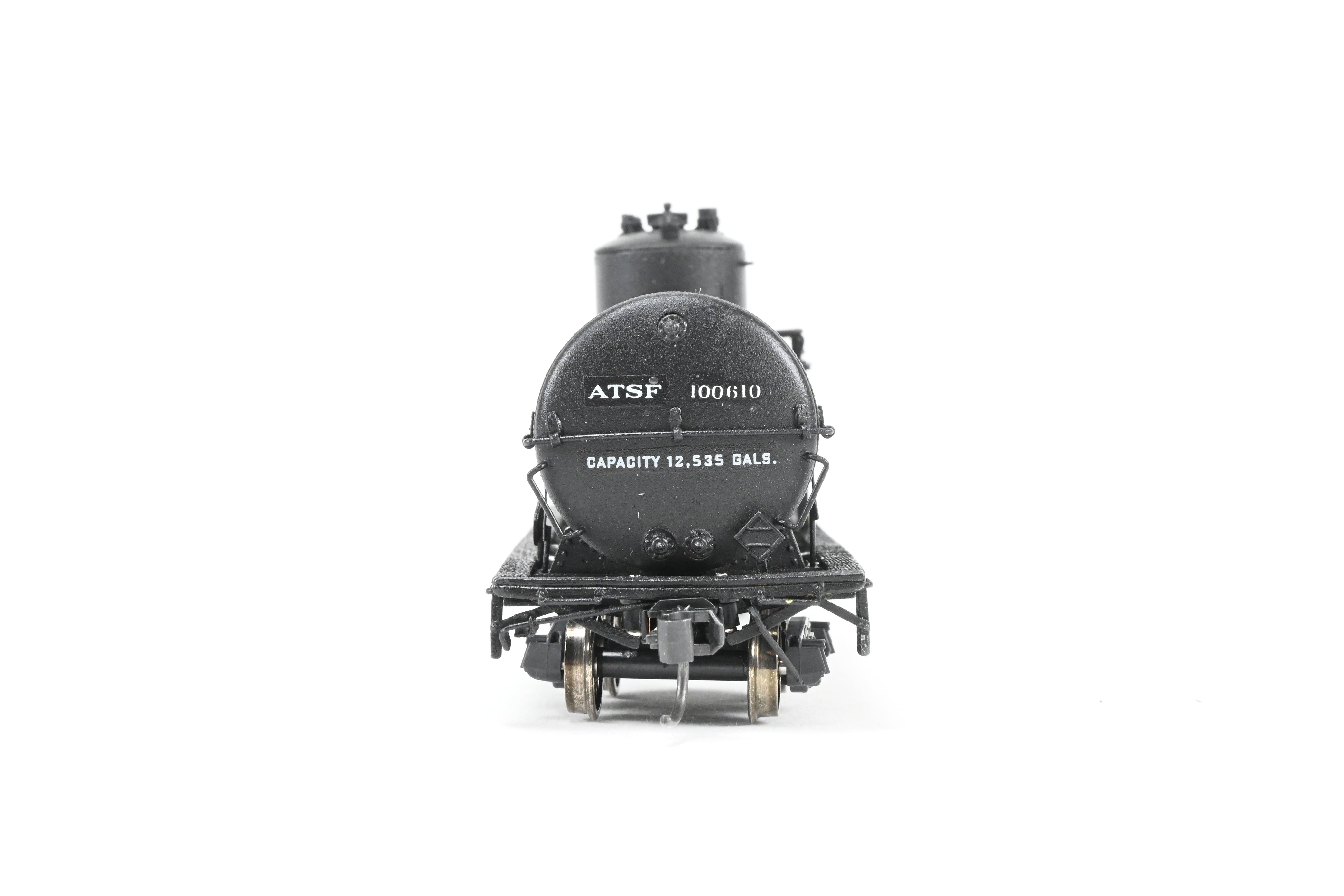 Custom Painted HO Brass ATSF - Santa Fe Tk - K Tank Car #100610 by Pecos River