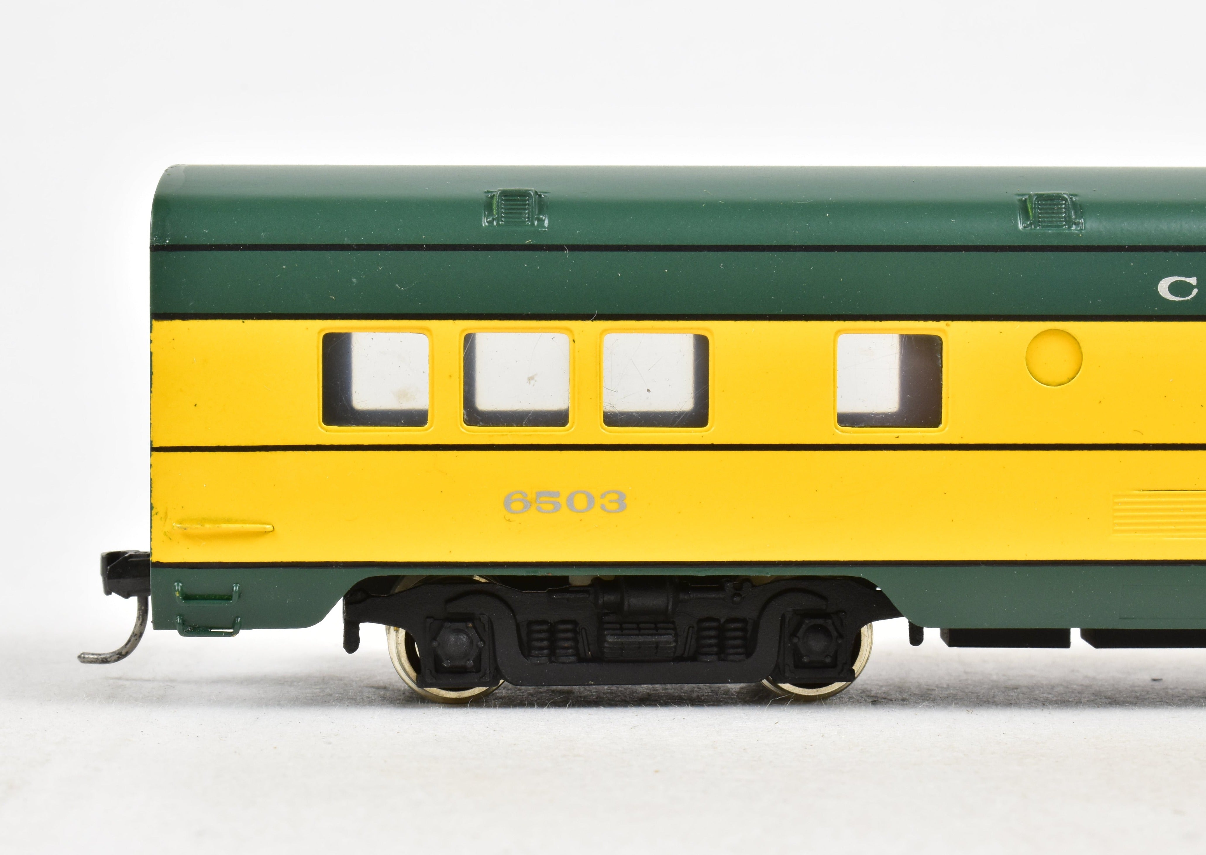 HO Brass NPP Nickel Plate 2-Car Baggage & Parlor Set Factory Painted C&NW