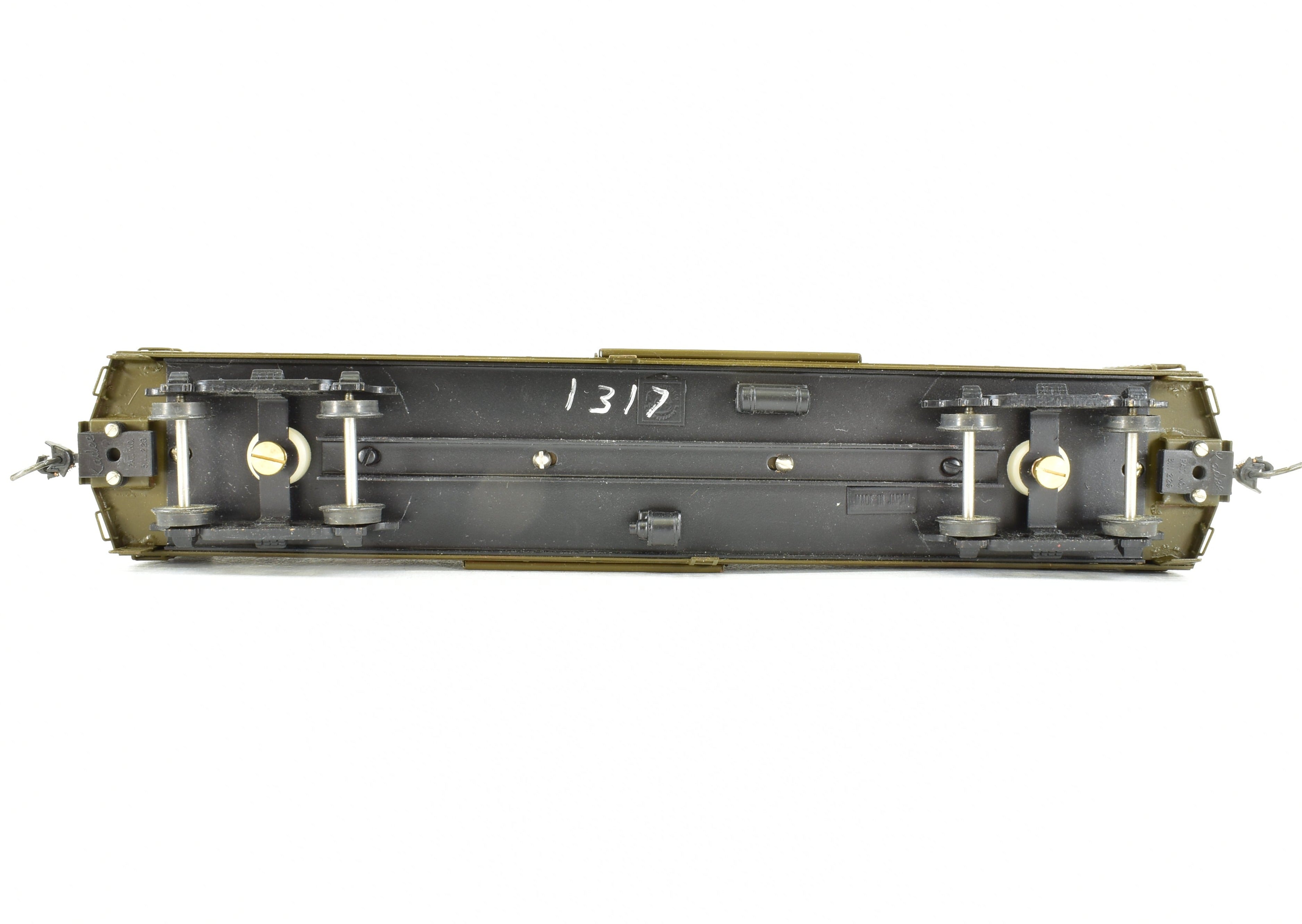 High - Quality HO Scale Brass Lambert Railway Express Agency ATSF Santa Fe Express Reefer with Custom Painted Finish