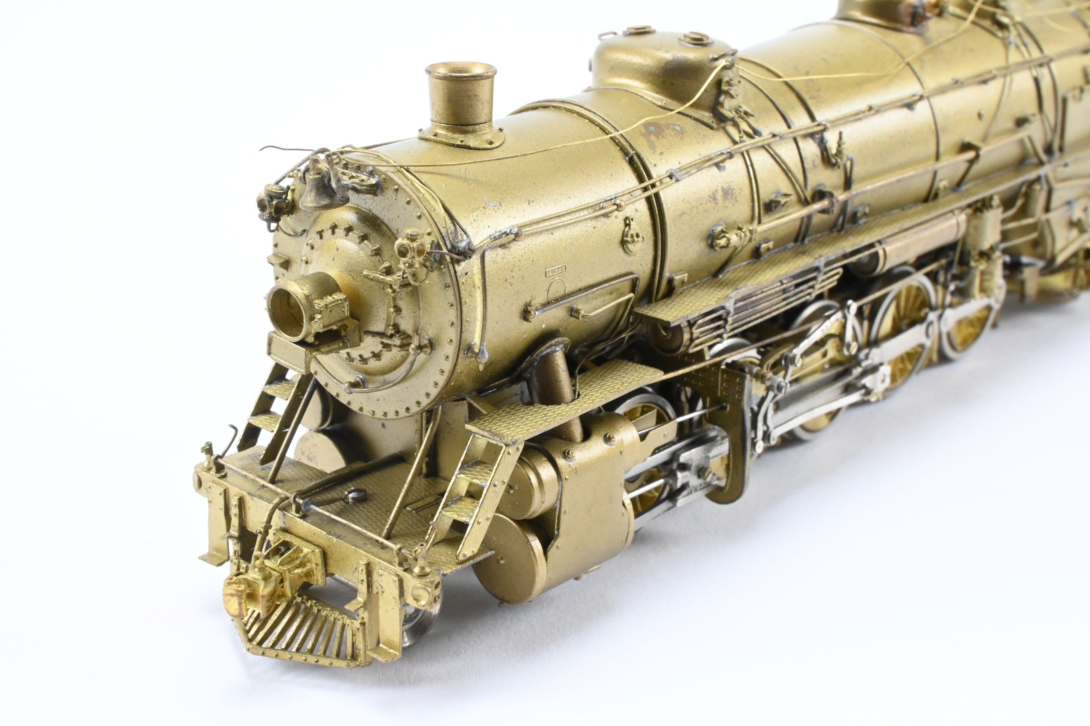 HO Scale USRA 2-10-2 Heavy Brass Model by Key Imports, 1970s