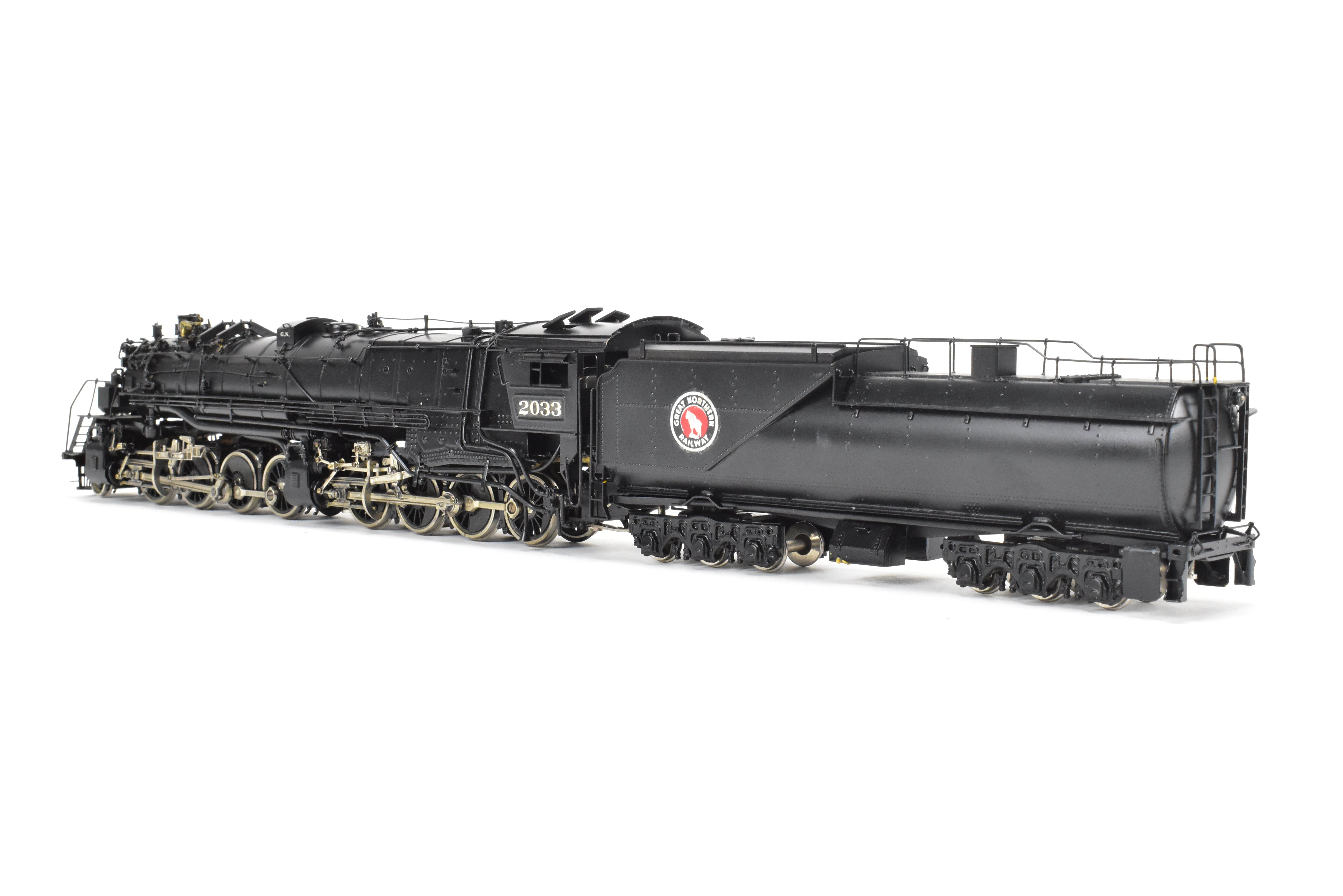 1967 HO Brass PFM - Tenshodo Great Northern 2-8-8-0 Class N-3 Custom Painted No. 2033