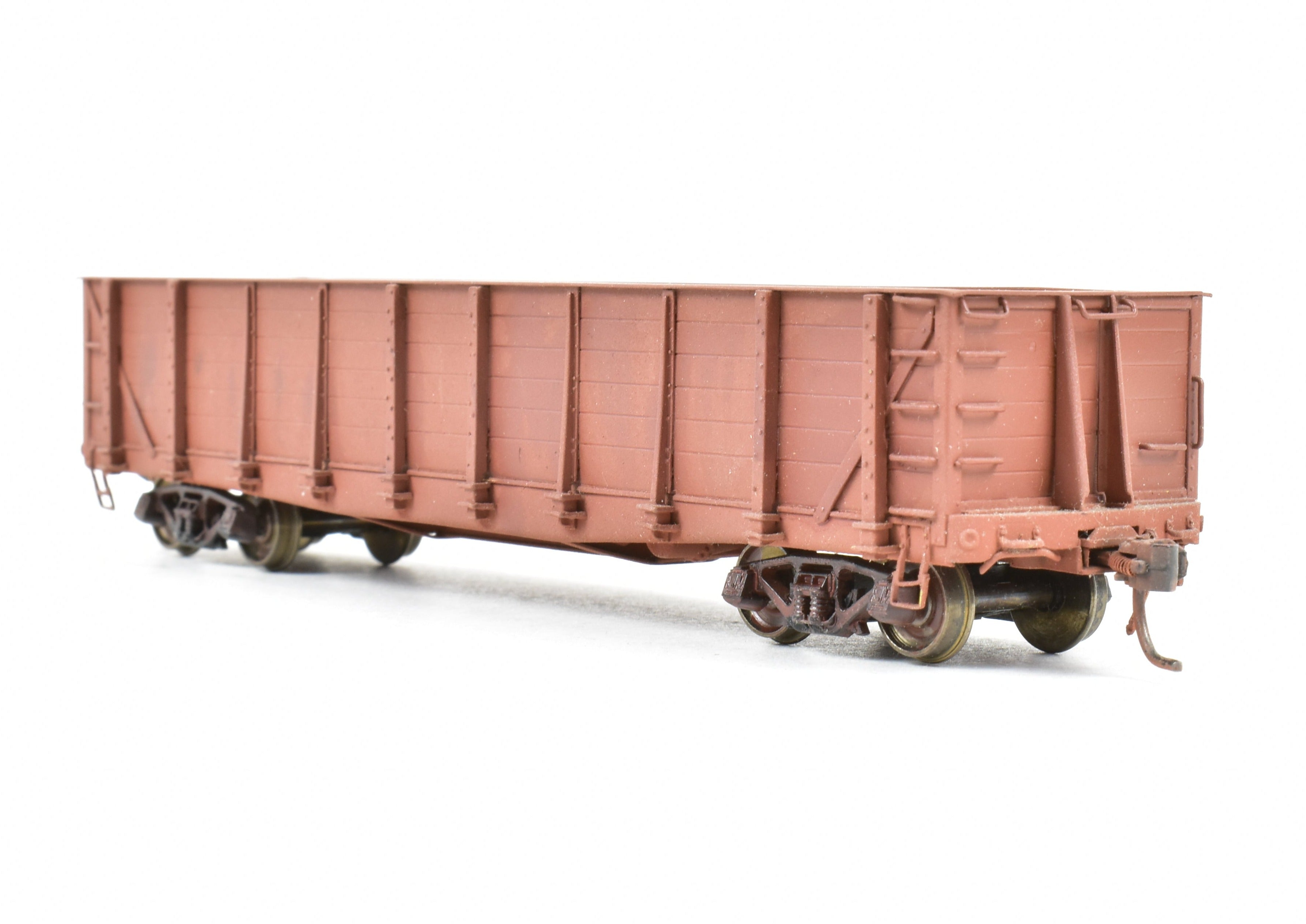 HO Scale Brass Model of Southern Pacific G-70-1/3/5 Sulfur Gondola by Pecos River Brass without Lettering