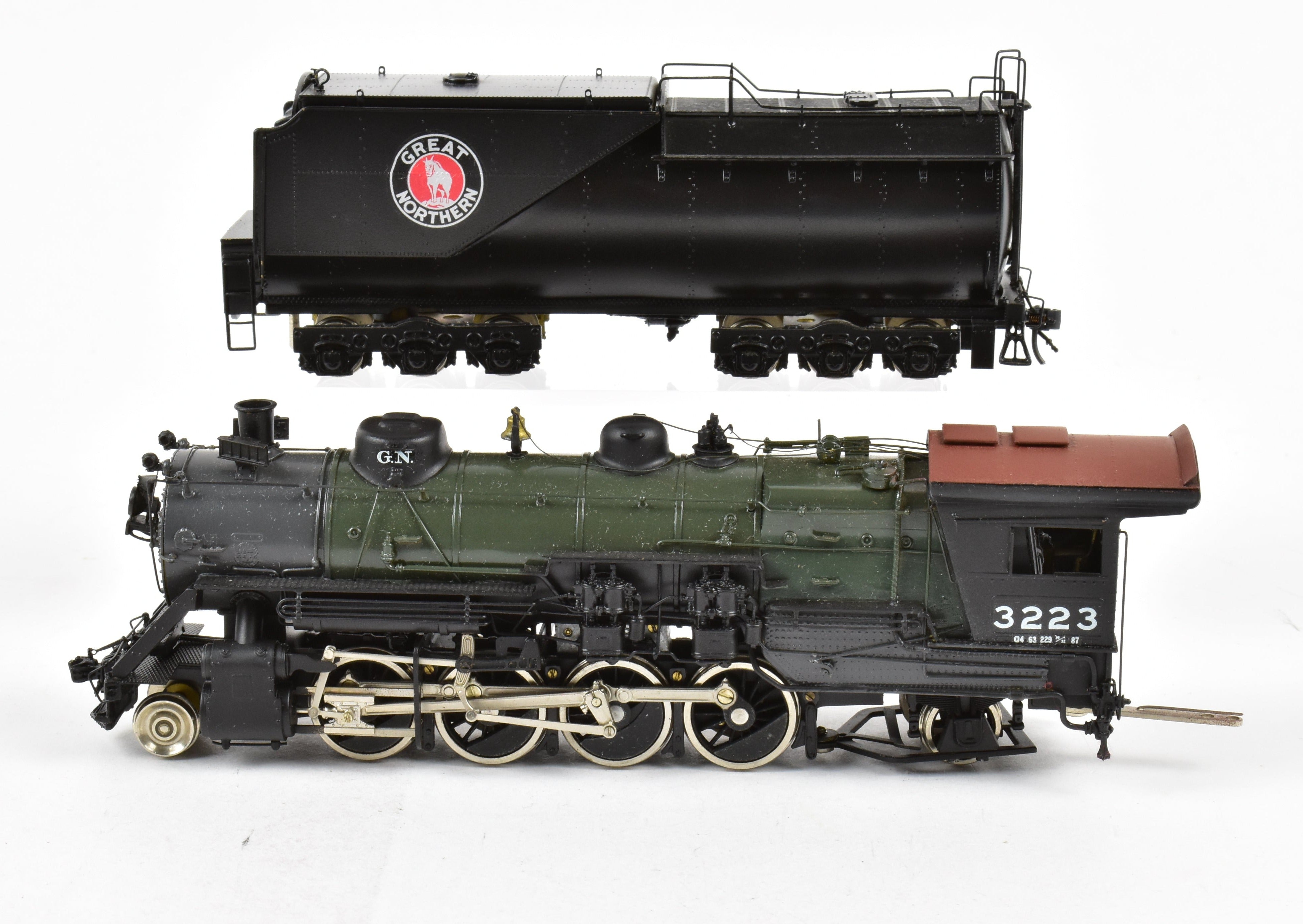 HO Scale Brass Sunset Models Great Northern 2-8-2 Class O-4 Custom Painted Model Train