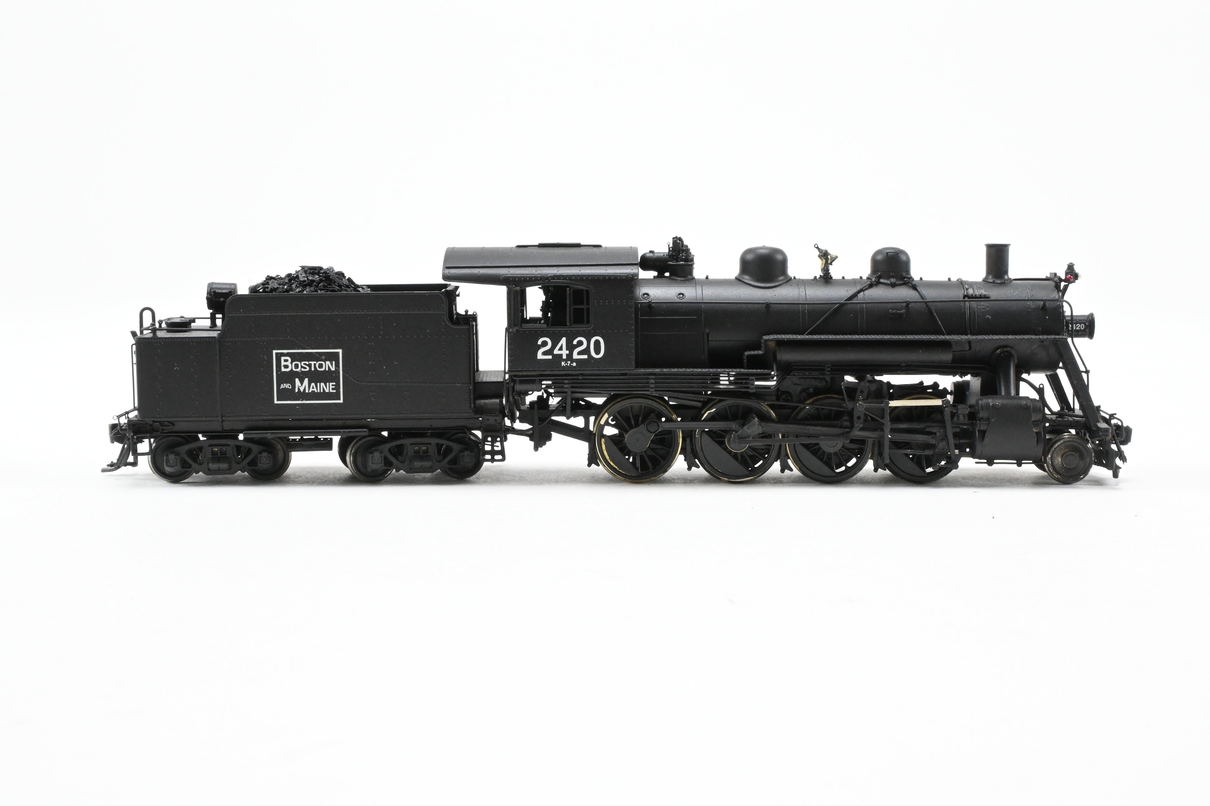 HO Brass NERS Boston & Maine Class K - 7A 2 - 8 - 0 No. 2420 Model Train