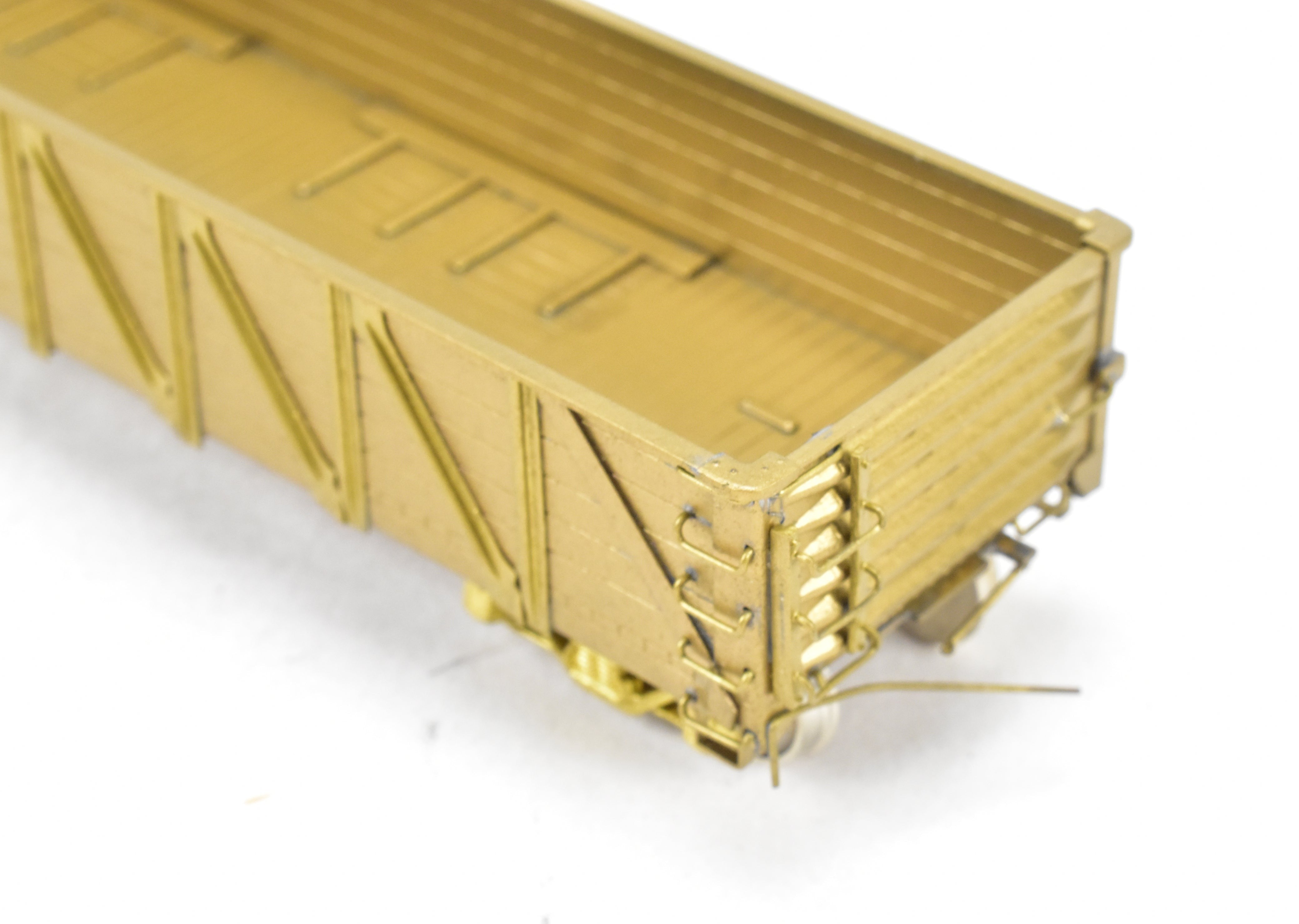 HO Brass Oriental Limited - USRA 40' Composite Drop - Bottom Unpainted Gondola