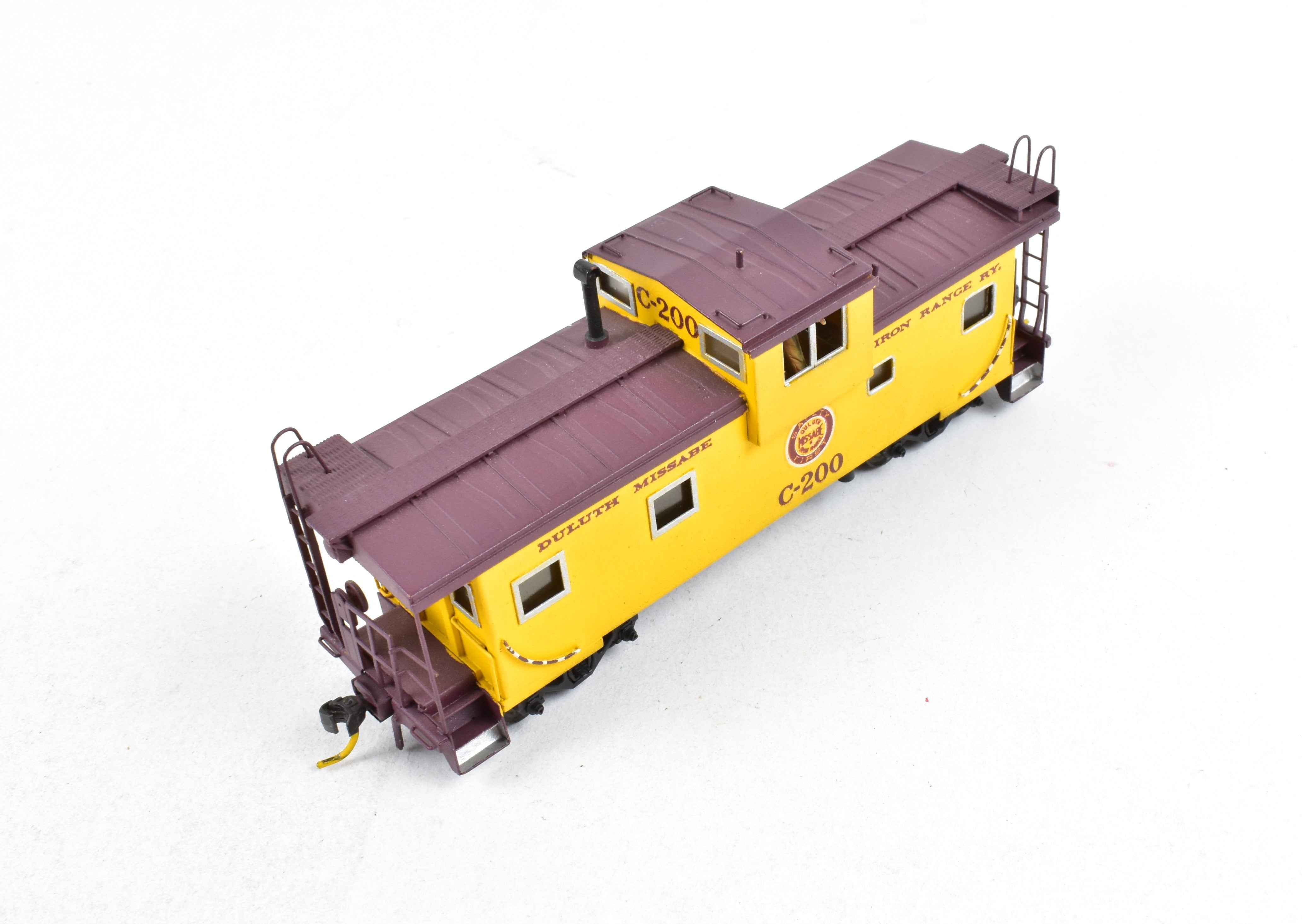 HO Scale Brass DM&IR Wide Vision Caboose by LMB Models, No Original Box