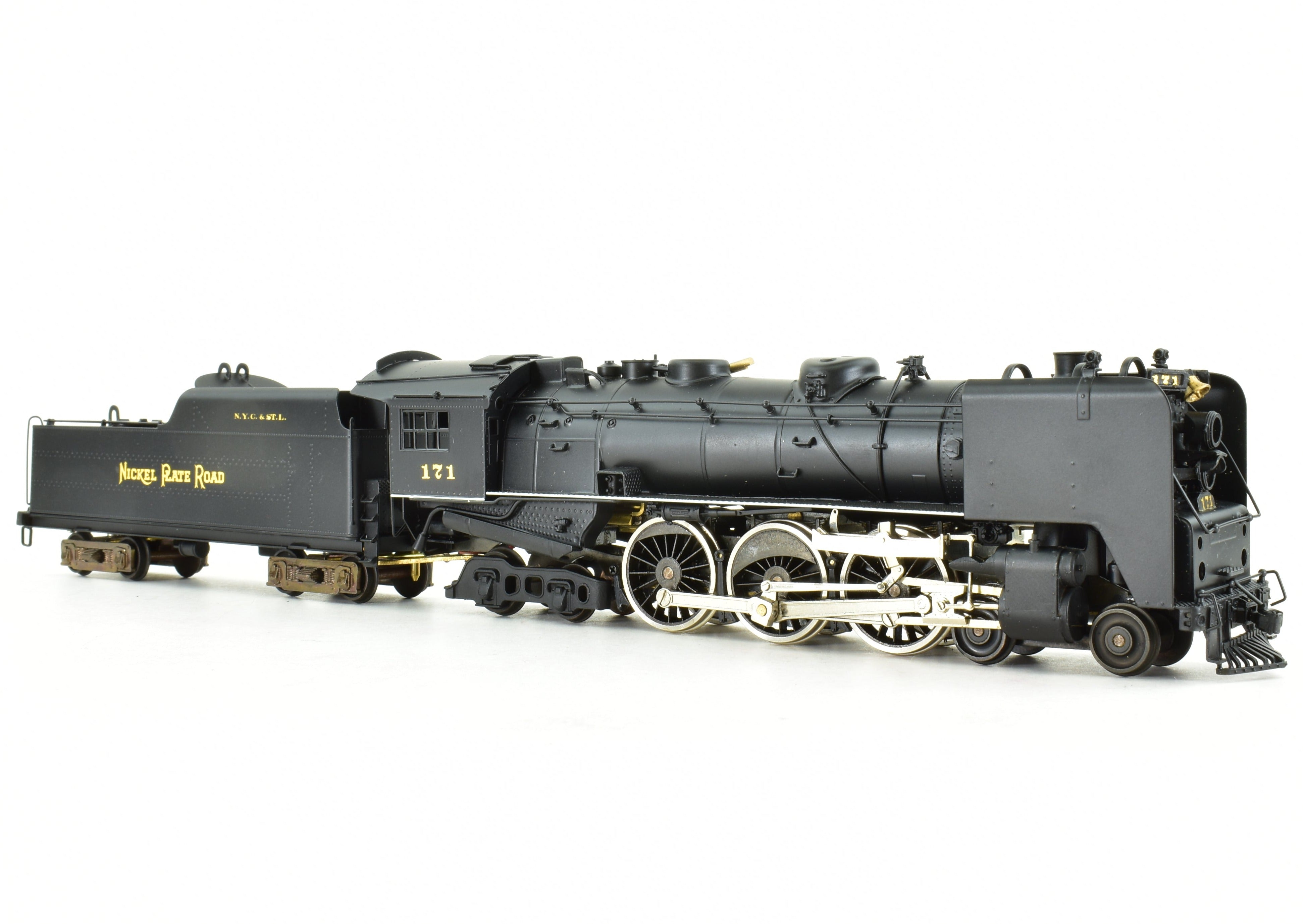 HO Scale Brass NPP Nickel - Plated NKP Class L - 1a 4 - 6 - 4 Pro - Painted Smoke Lifters Model