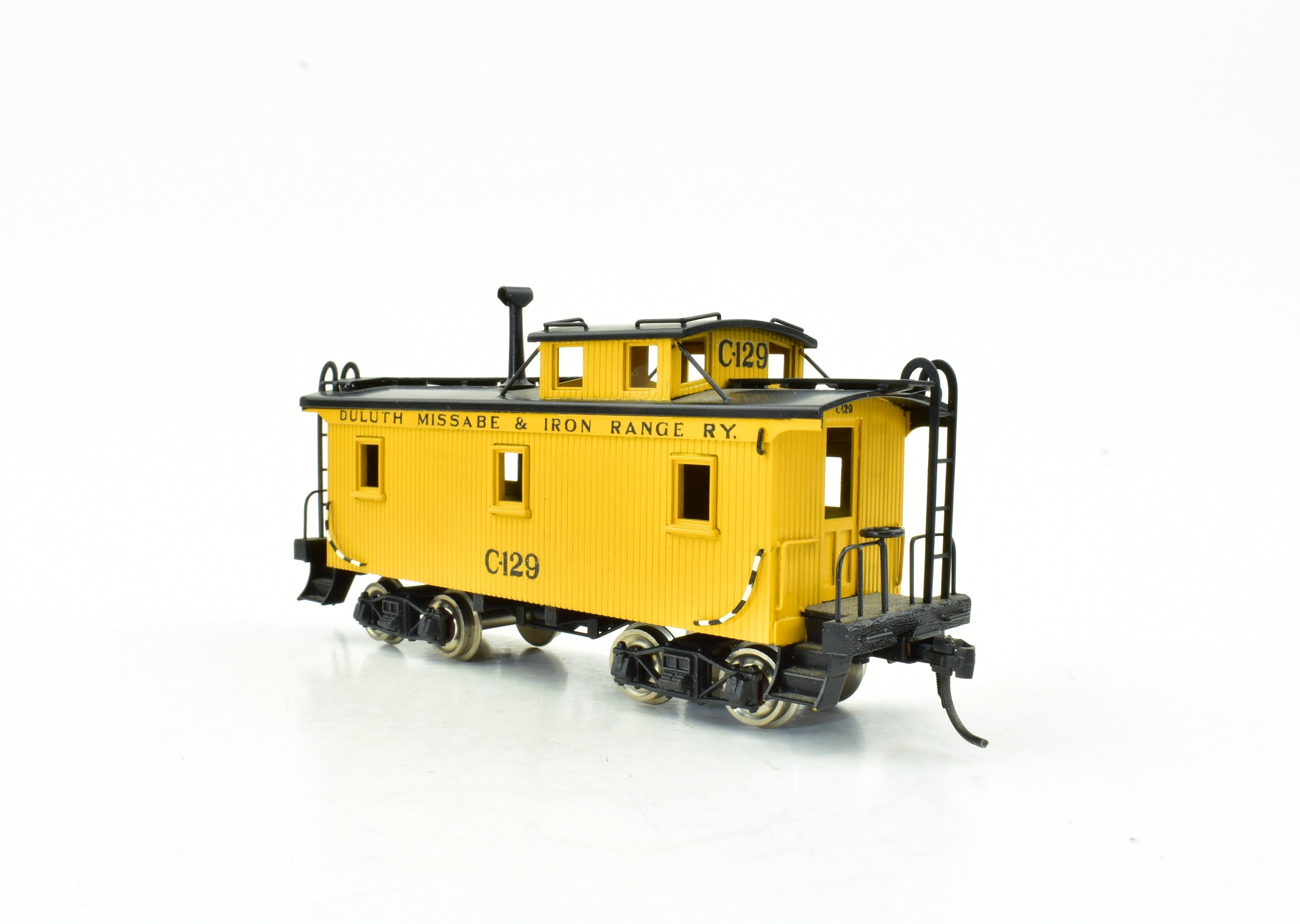 HO Scale Brass PFM - Tenshodo Duluth Missabe & Iron Range Factory - Painted Caboose Model for Model Trains