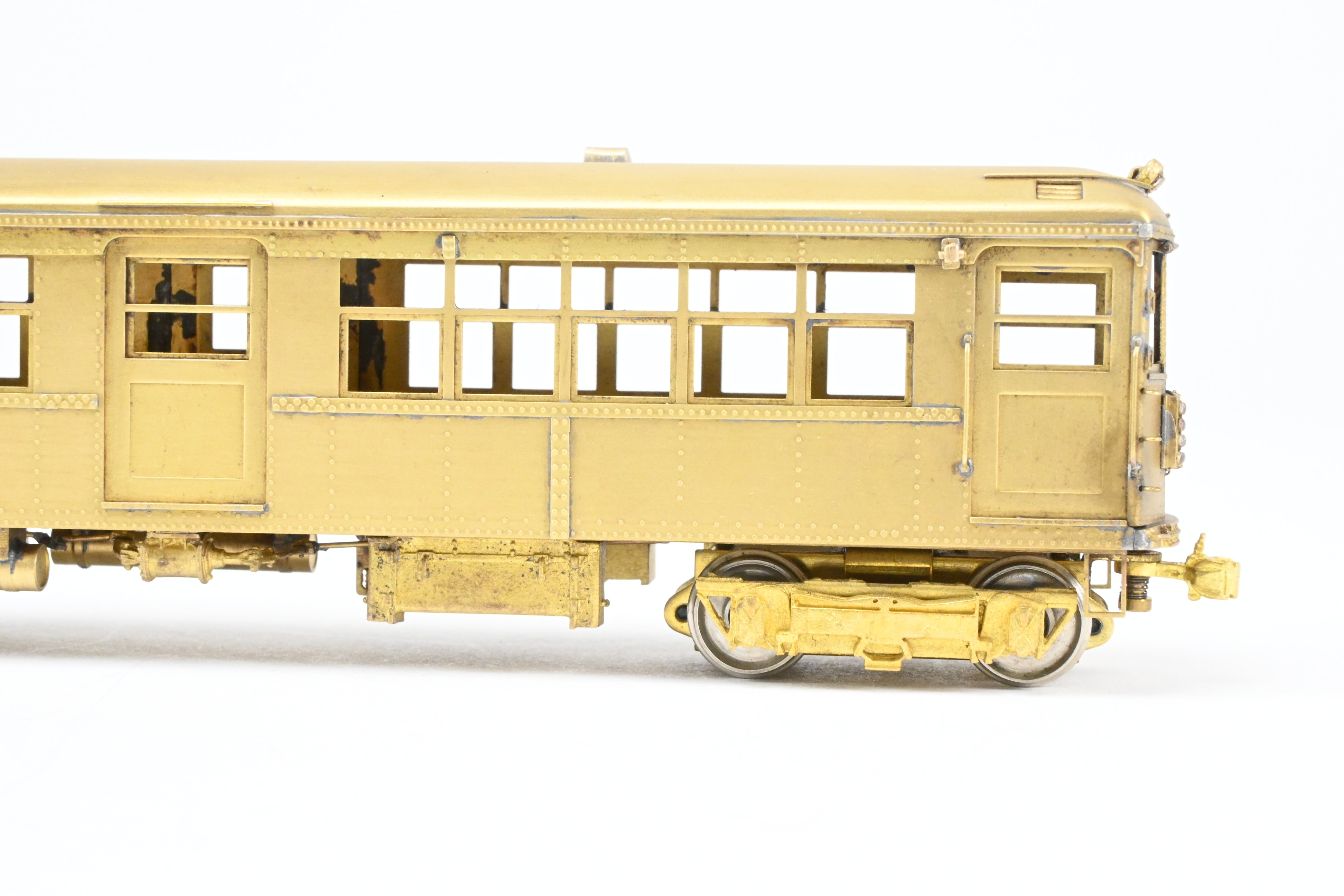 HO Scale Brass Model Train Set - MTS Imports CTA Chicago Transit Authority Modified 4001 - 4250 Series Elevated Cars Two - Car Set