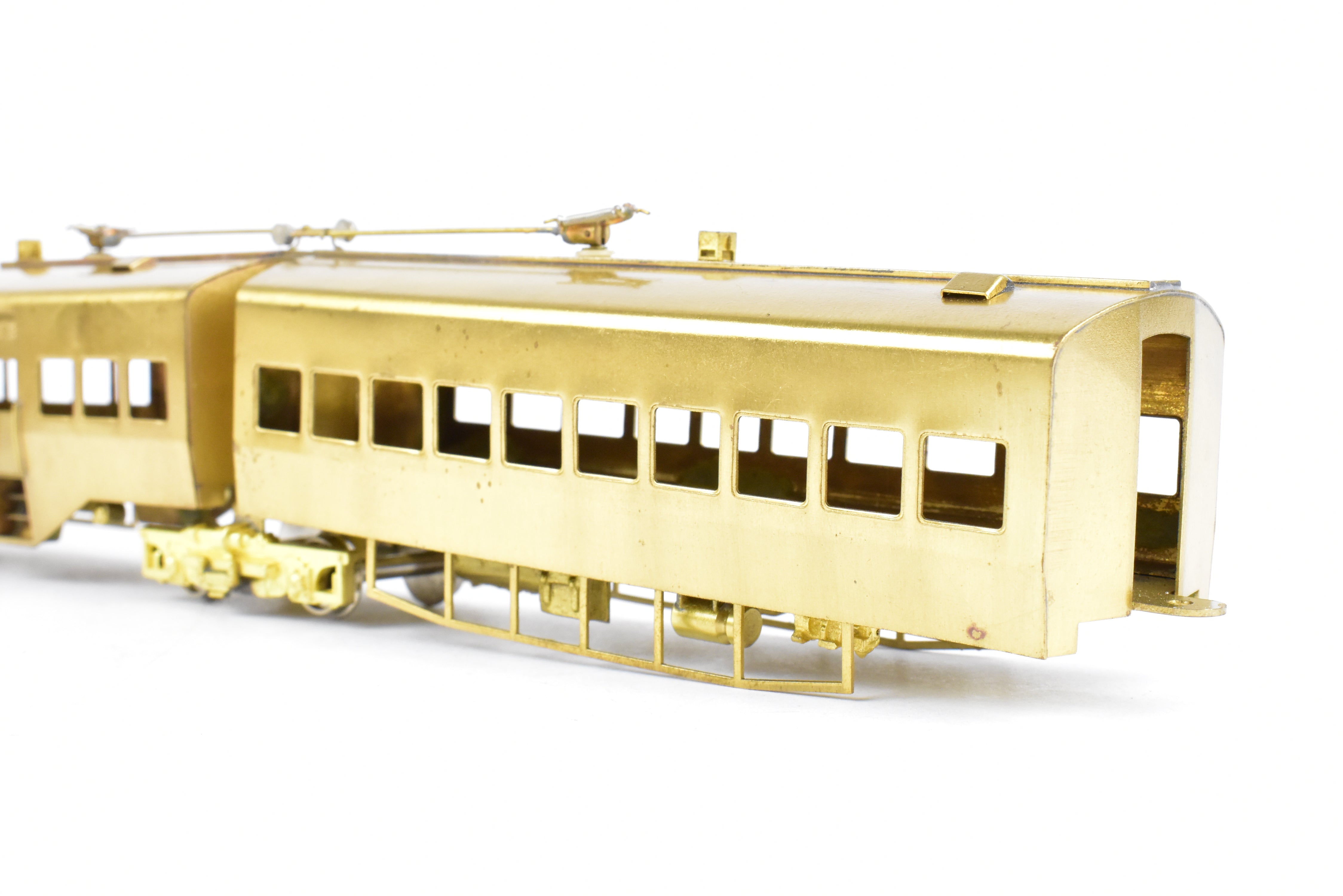 HO Scale Brass Nickel-Plated North Shore Line Electroliner 4-Car Set