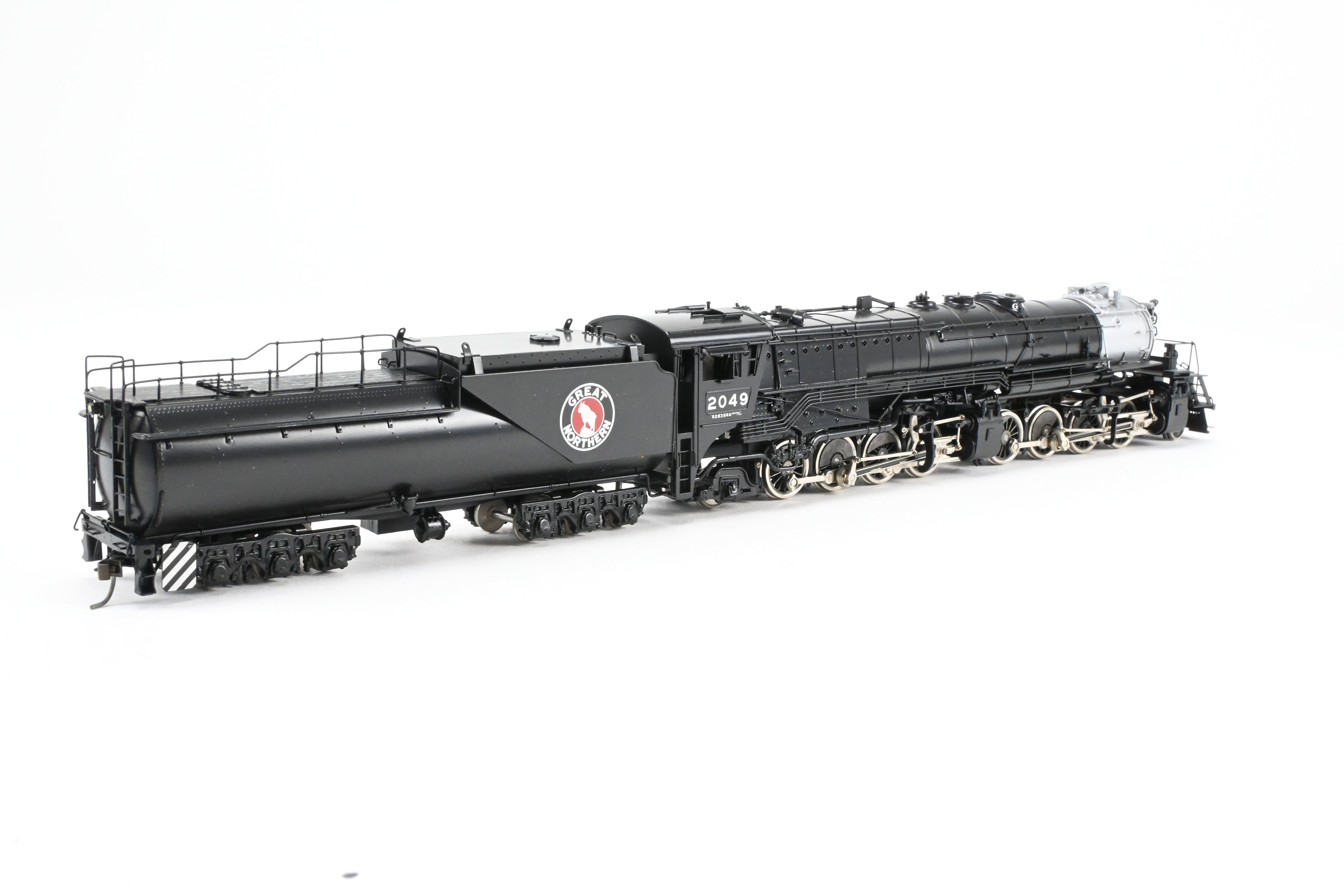High - Quality HO Scale Brass PFM - Tenshodo GN Great Northern 2 - 8 - 8 - 2 Class R - 2 FP Model Train Engine, Road Number 2049, 1974 Run