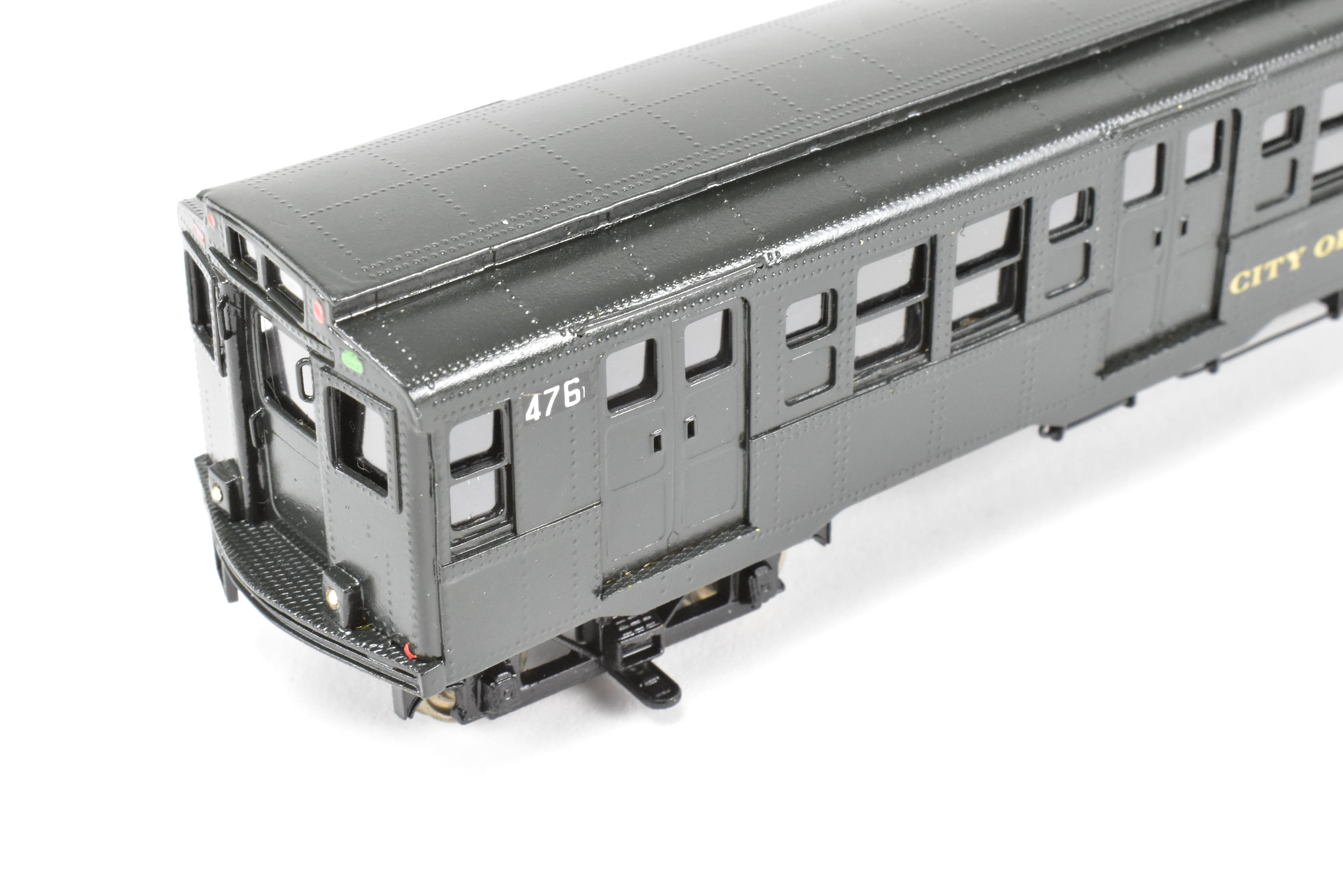 Custom Painted Set of Three HO Brass NJ Subway R-4 Cars, NY Independent System