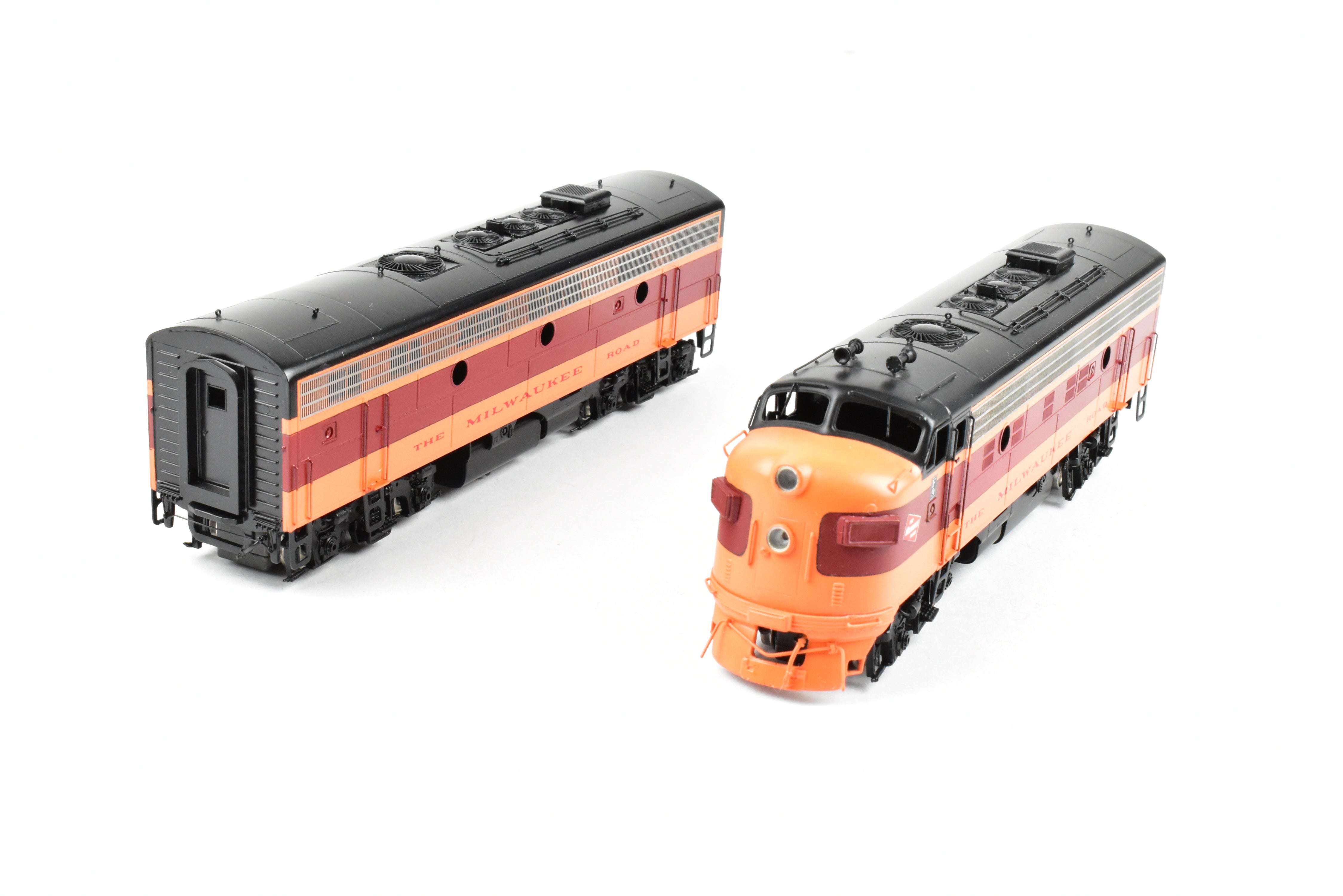 HO Scale Brass Milwaukee Road EMD F9A/F9B Lettered But Un - numbered Models