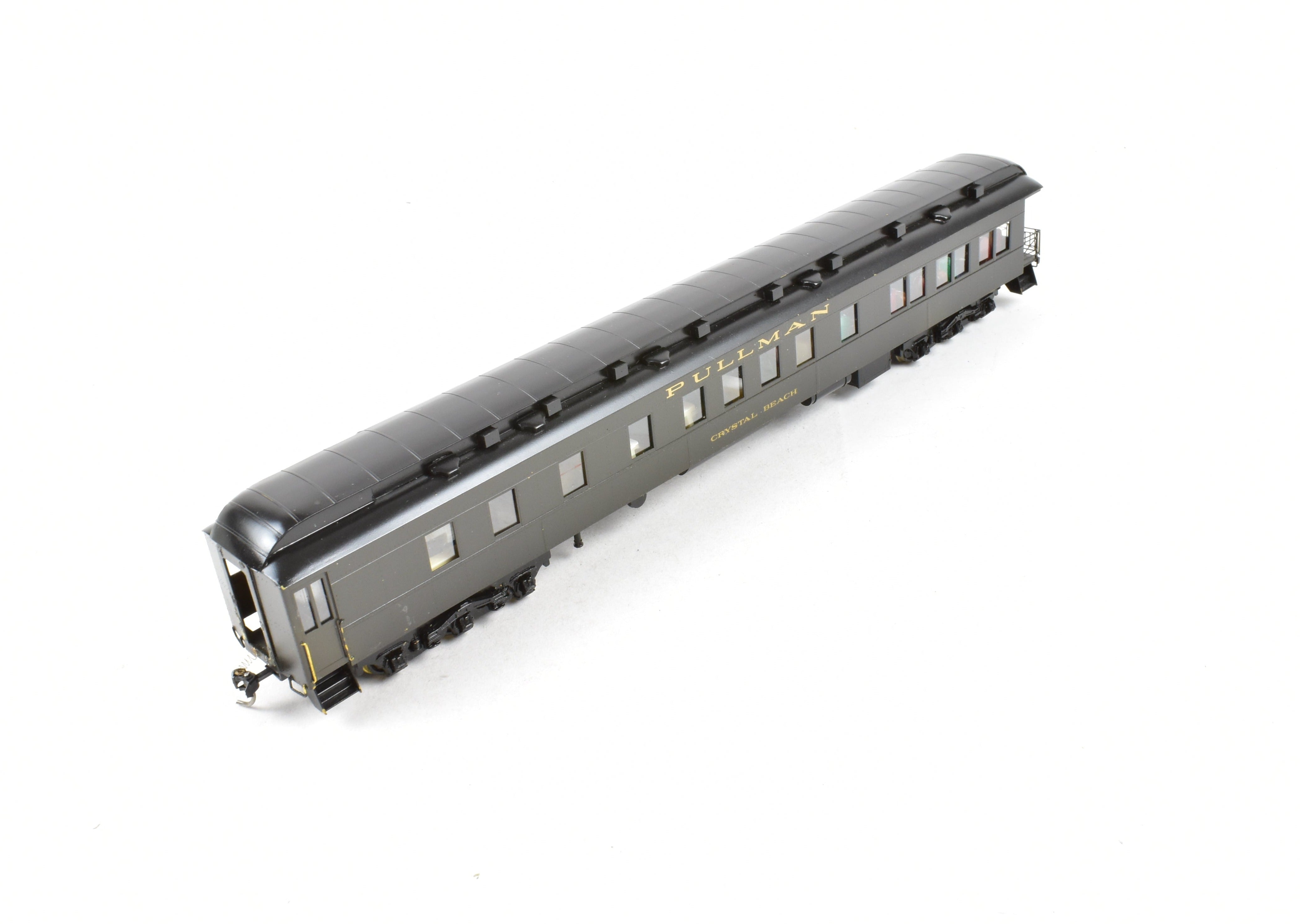 HO Scale Brass Lambert Pullman Heavyweight 3 - 2 Observation Car with Central Valley Trucks
