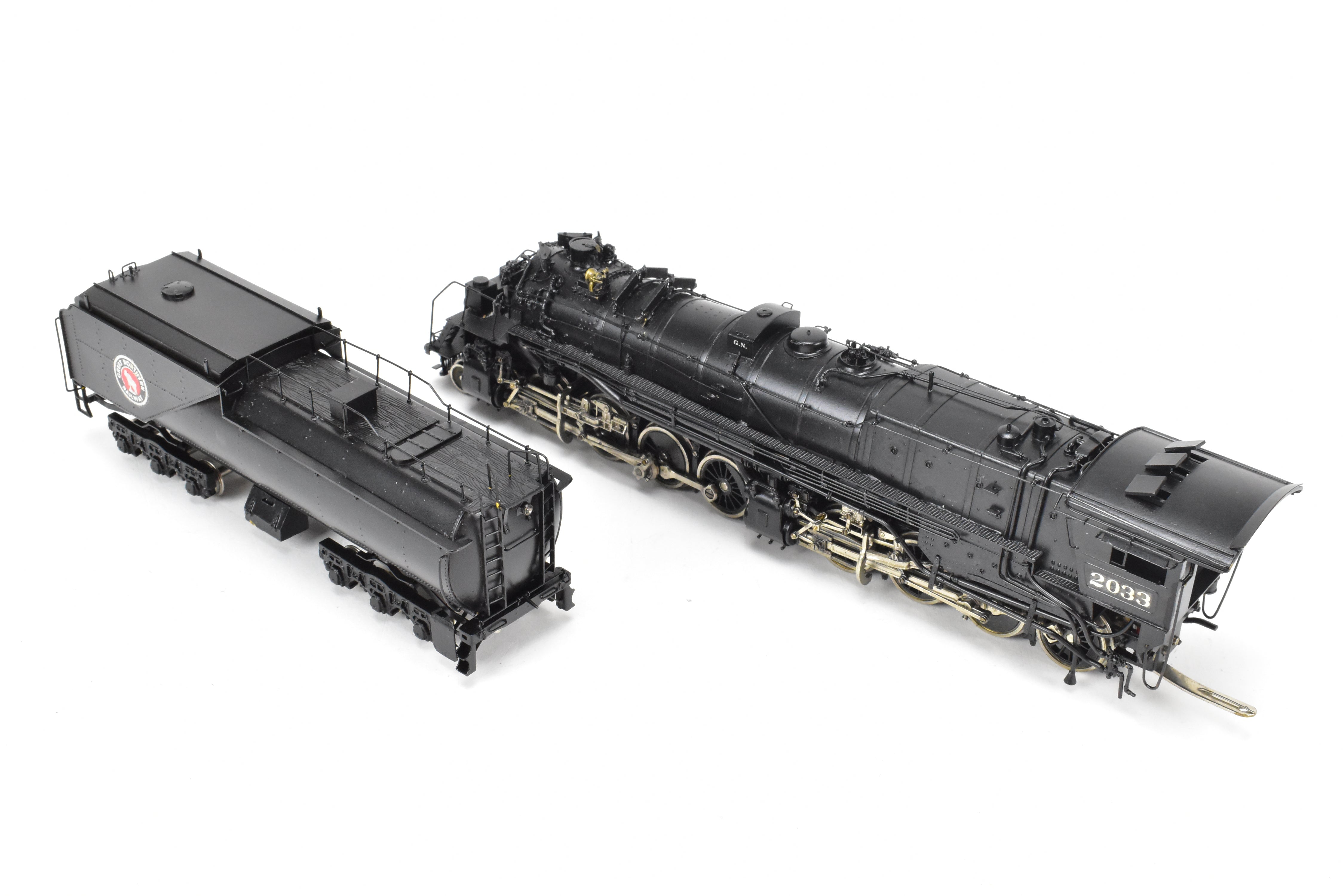 1967 HO Brass PFM - Tenshodo Great Northern 2-8-8-0 Class N-3 Custom Painted No. 2033