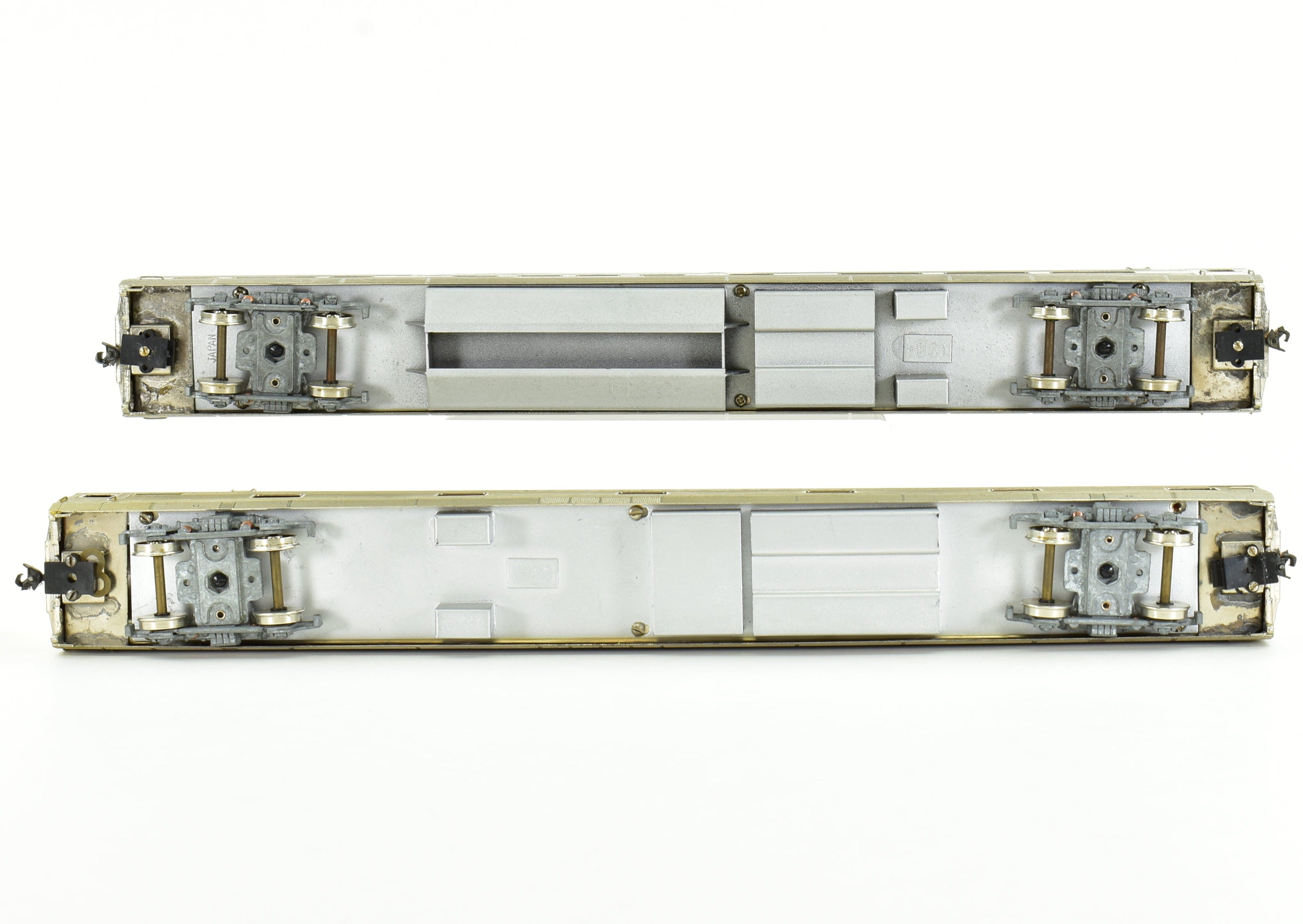HO Scale Brass Nickel Plate Products (NPP) CB&Q - Burlington Route WP & D&RGW California Zephyr Vista Dome Open Section Sleeper Train Set Model