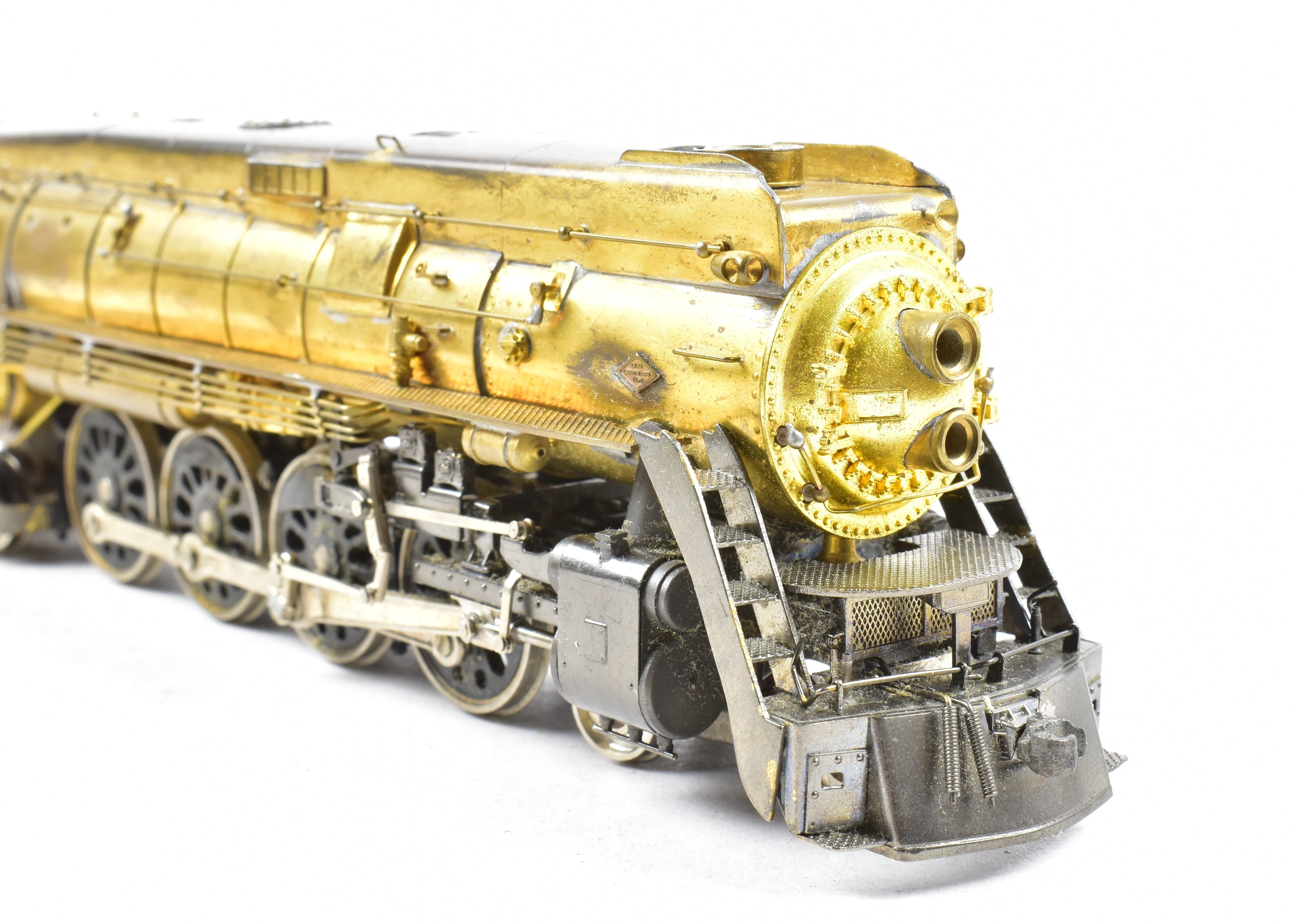 HO Scale Brass Max Gray Model Train - Southern Pacific Class GS - 4 4 - 8 - 4 De - Skirted Locomotive Replica