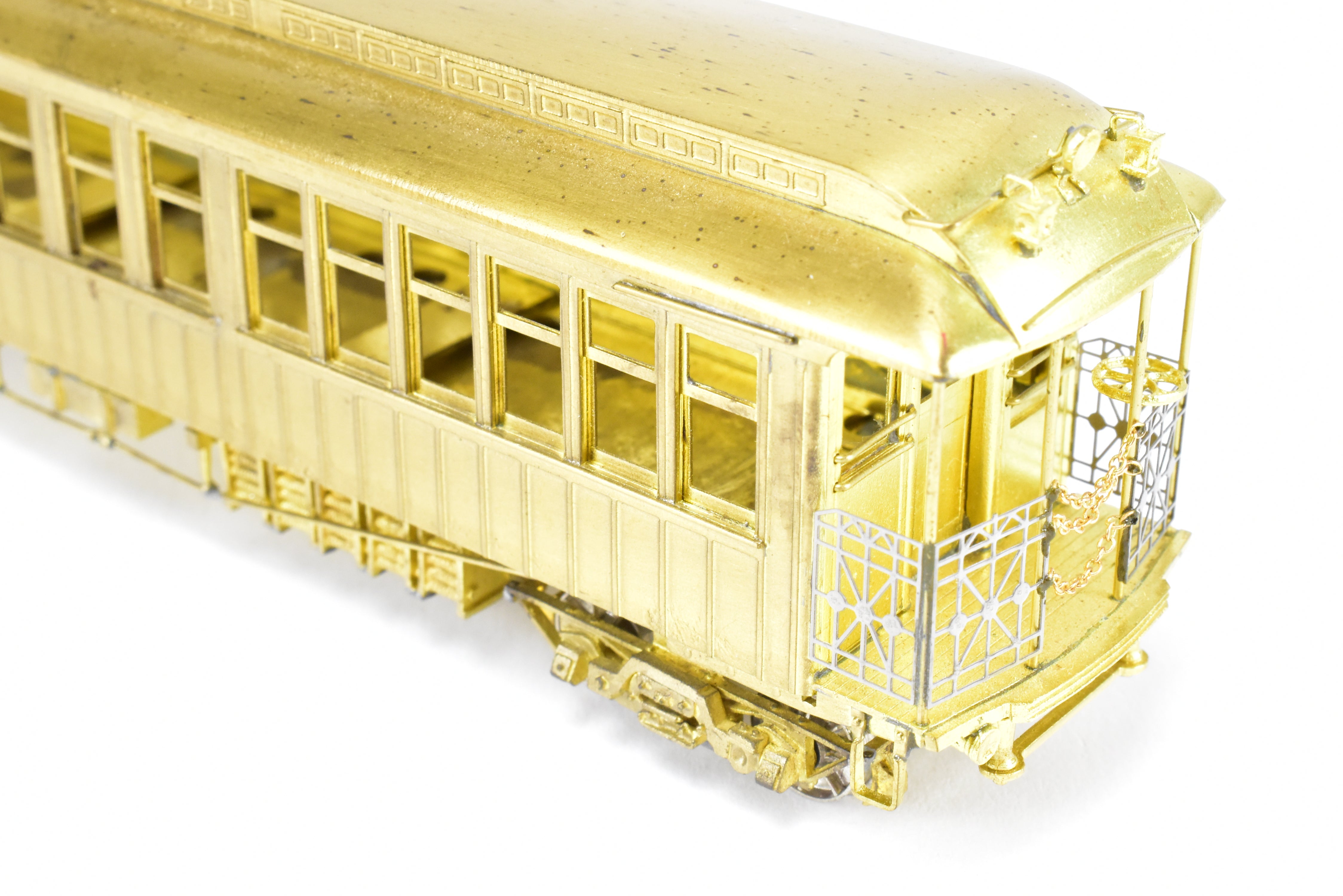HO Scale Brass Model Train Set by MTS Imports - Manhattan Elevated Railway and Chicago & South Side Rapid Transit Elevated 2 Car Set