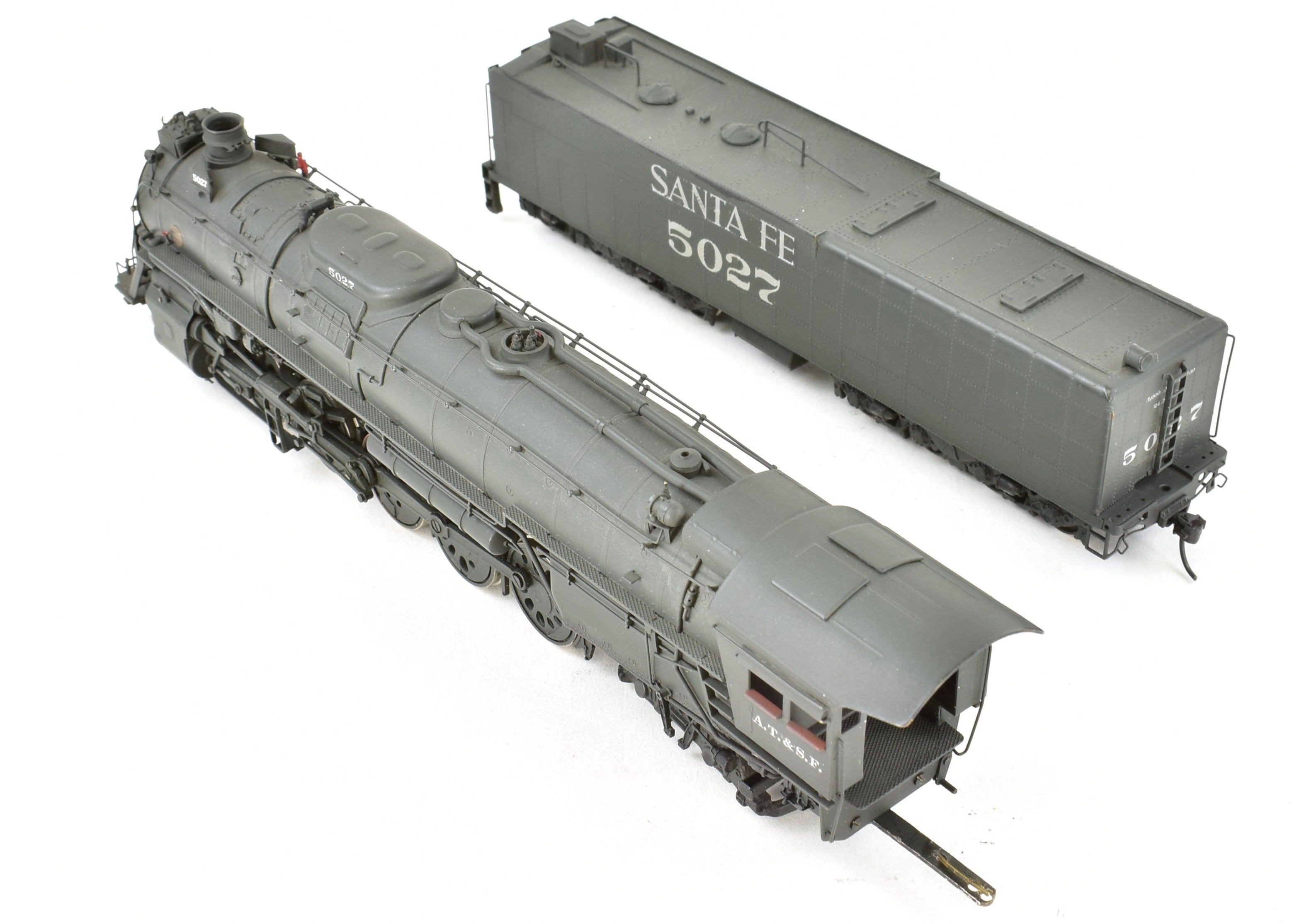 Custom Painted HO Brass PFM - United ATSF - Santa Fe 2-10-4 Model