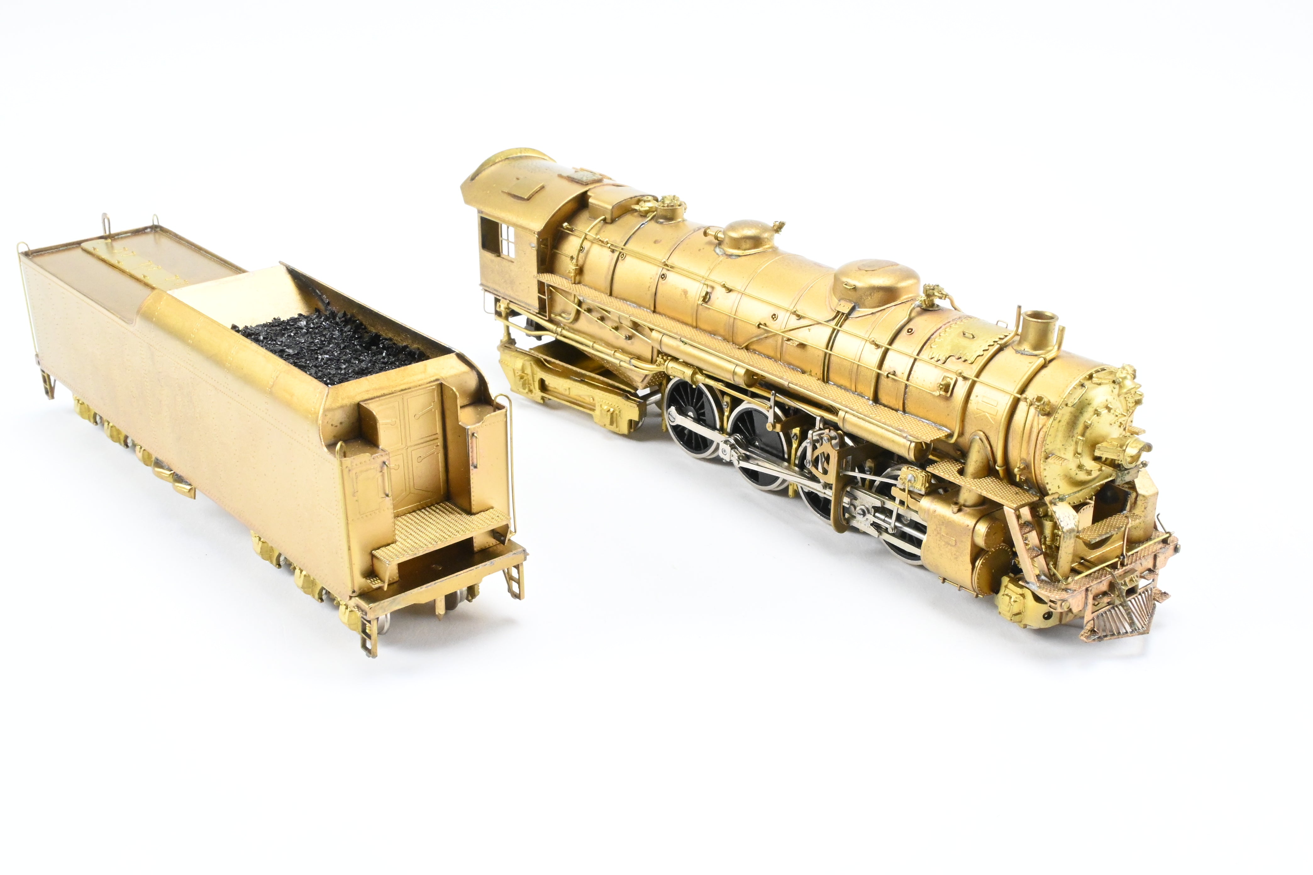 1966 HO Brass PFM - Fujiyama Erie Railroad 2-8-4 Class S-4 Model with Minor Wear