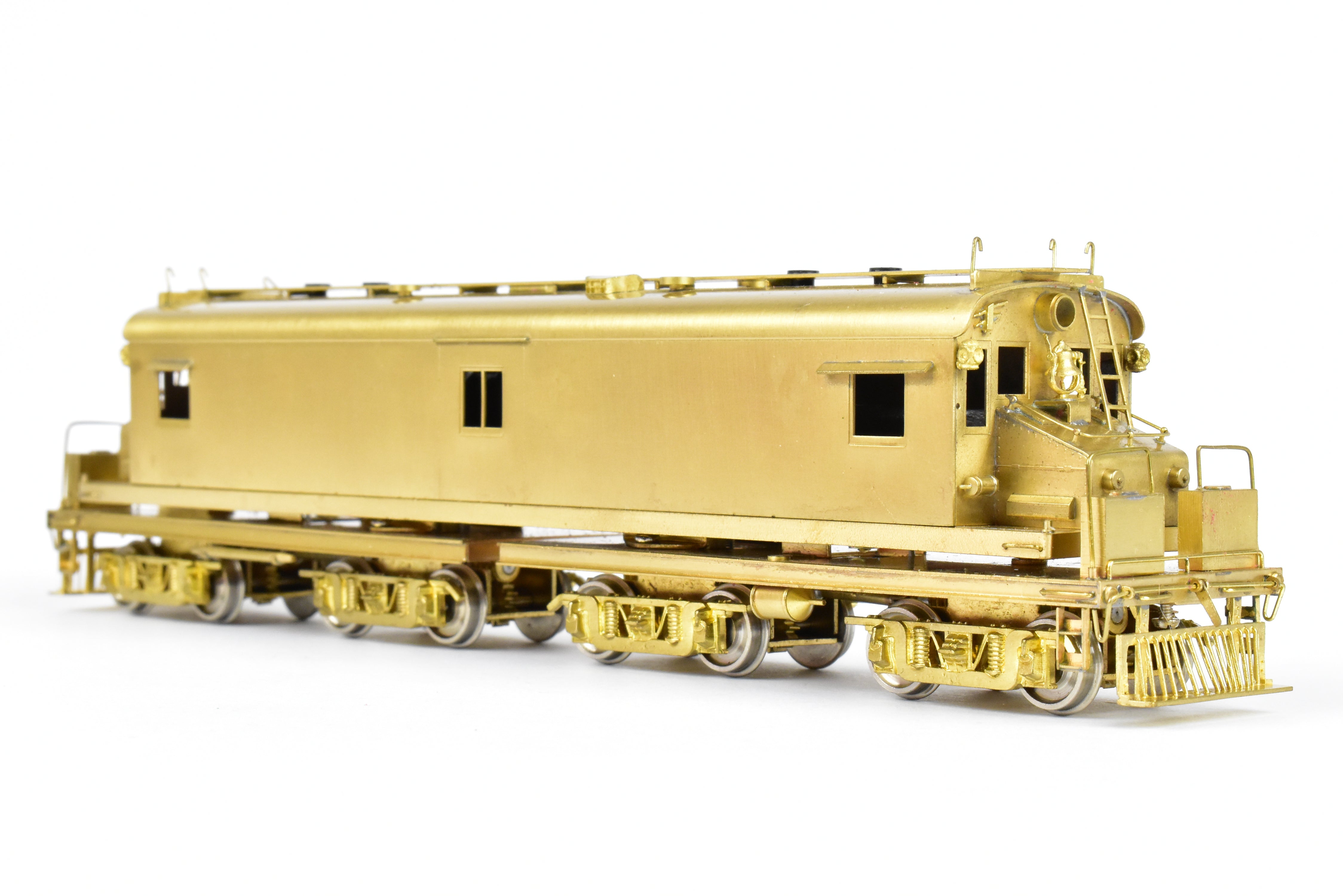 HO Brass Milwaukee Car Works CNS&M North Shore Line 4-Truck Electric Freight Motor #458