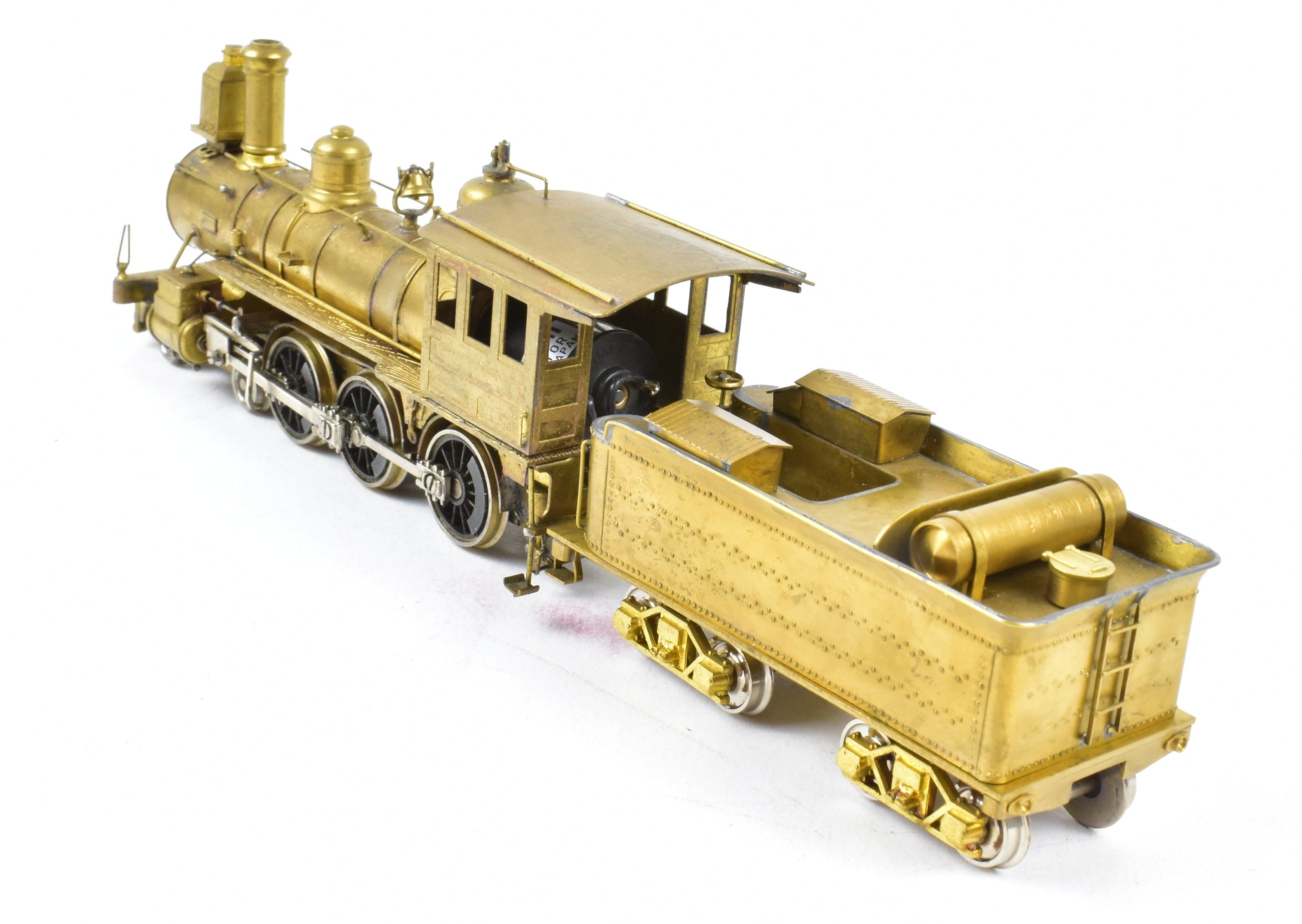 HO Scale Brass Model Train - Model Engineering Works Colorado Midland 4-6-0 Ten Wheeler Locomotive with Upgraded Drive System