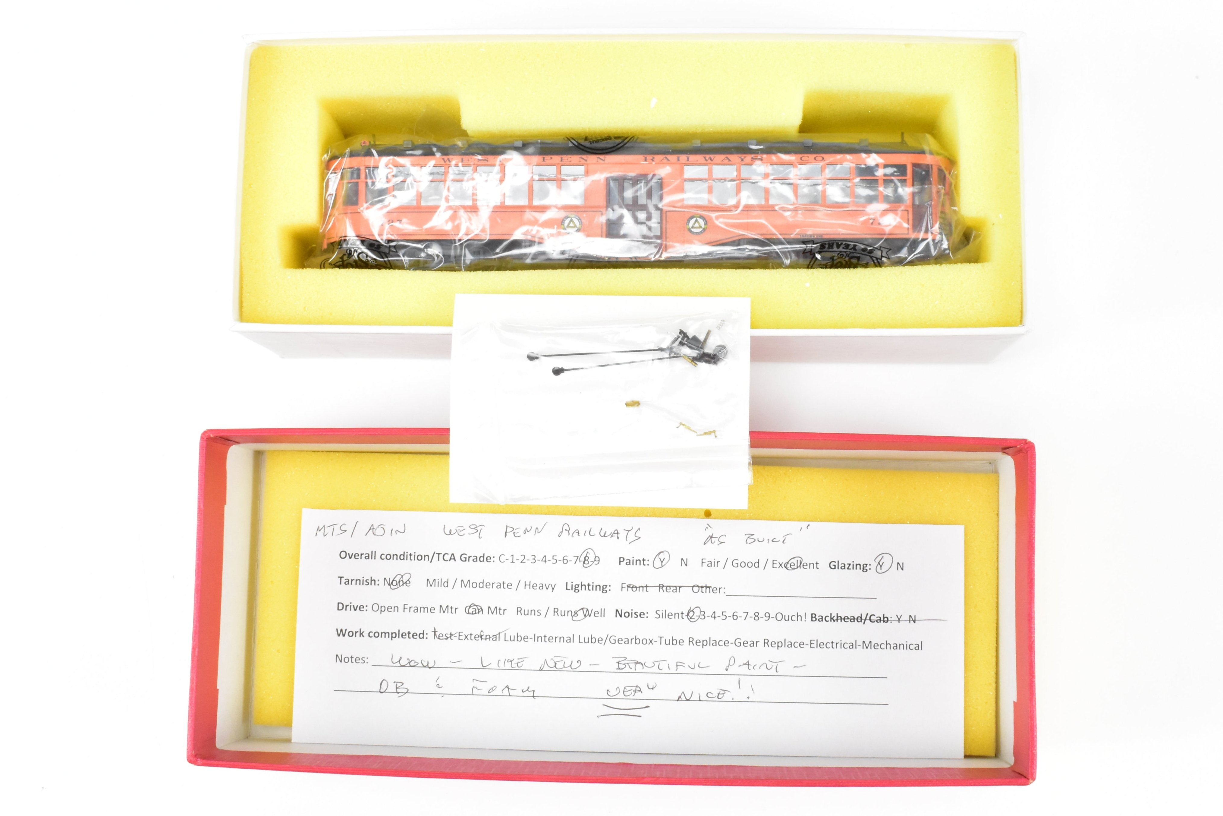 1997 HO Brass MTS Imports West Penn Railways 700 Series As-Built FP #727 Model