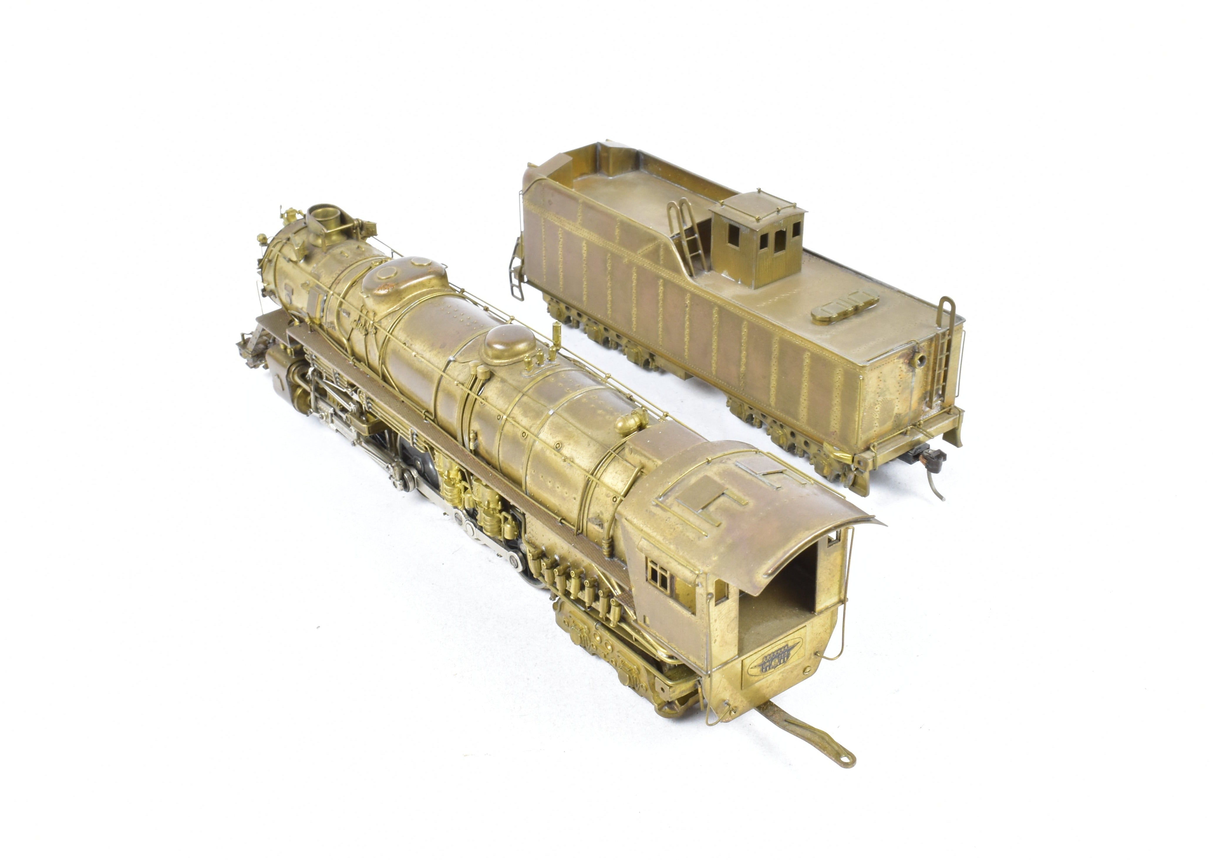 HO Scale Brass Pacific Fast Mail Model Train - Toby's Denver & Rio Grande Western 4-8-4 Class M-64 Crown Model REBOXX from 1962