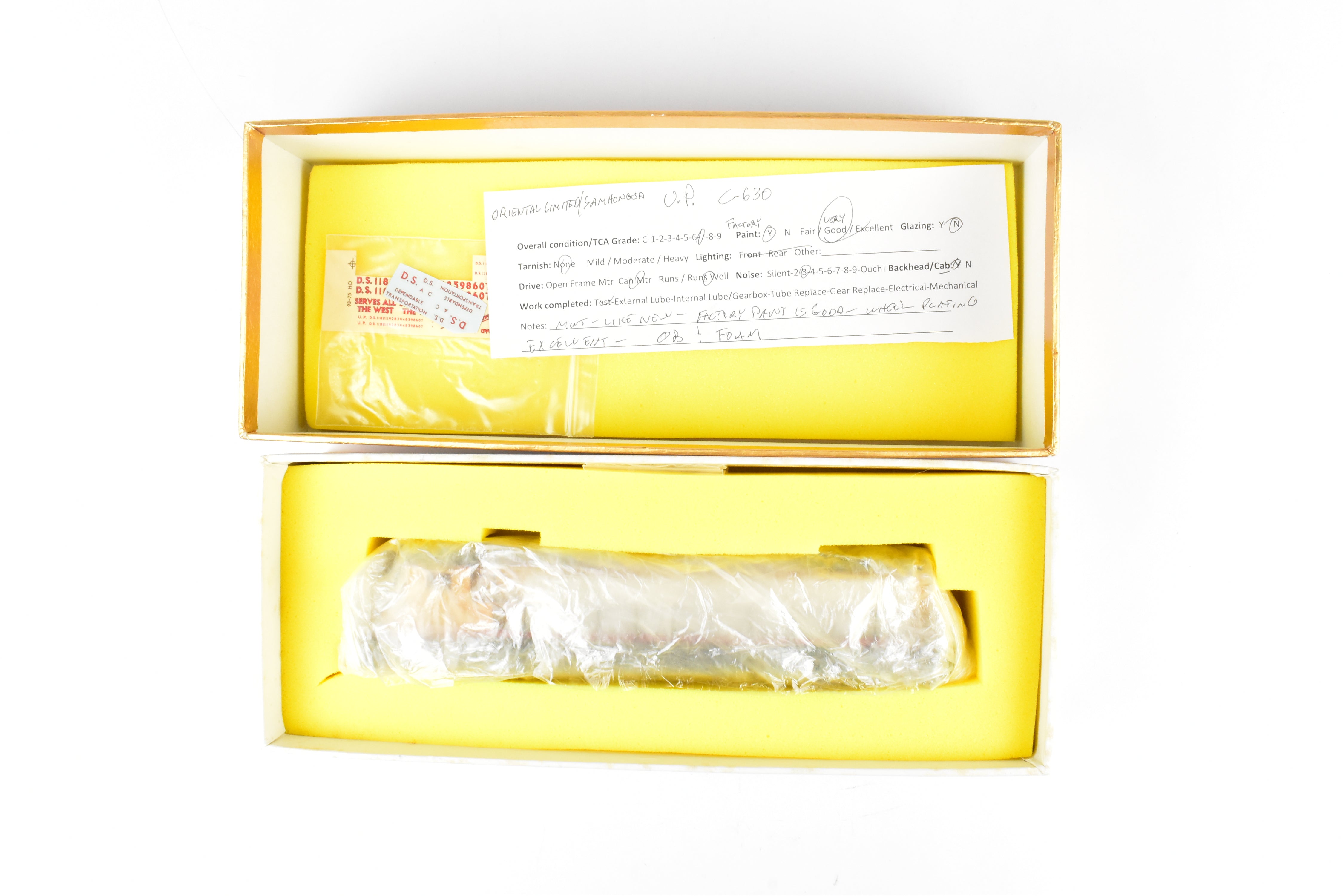 High - Quality HO Scale Brass Union Pacific ALCo C - 630 3000 HP Low Hood Freight Locomotive Model from Oriental Limited, Lettered without Number