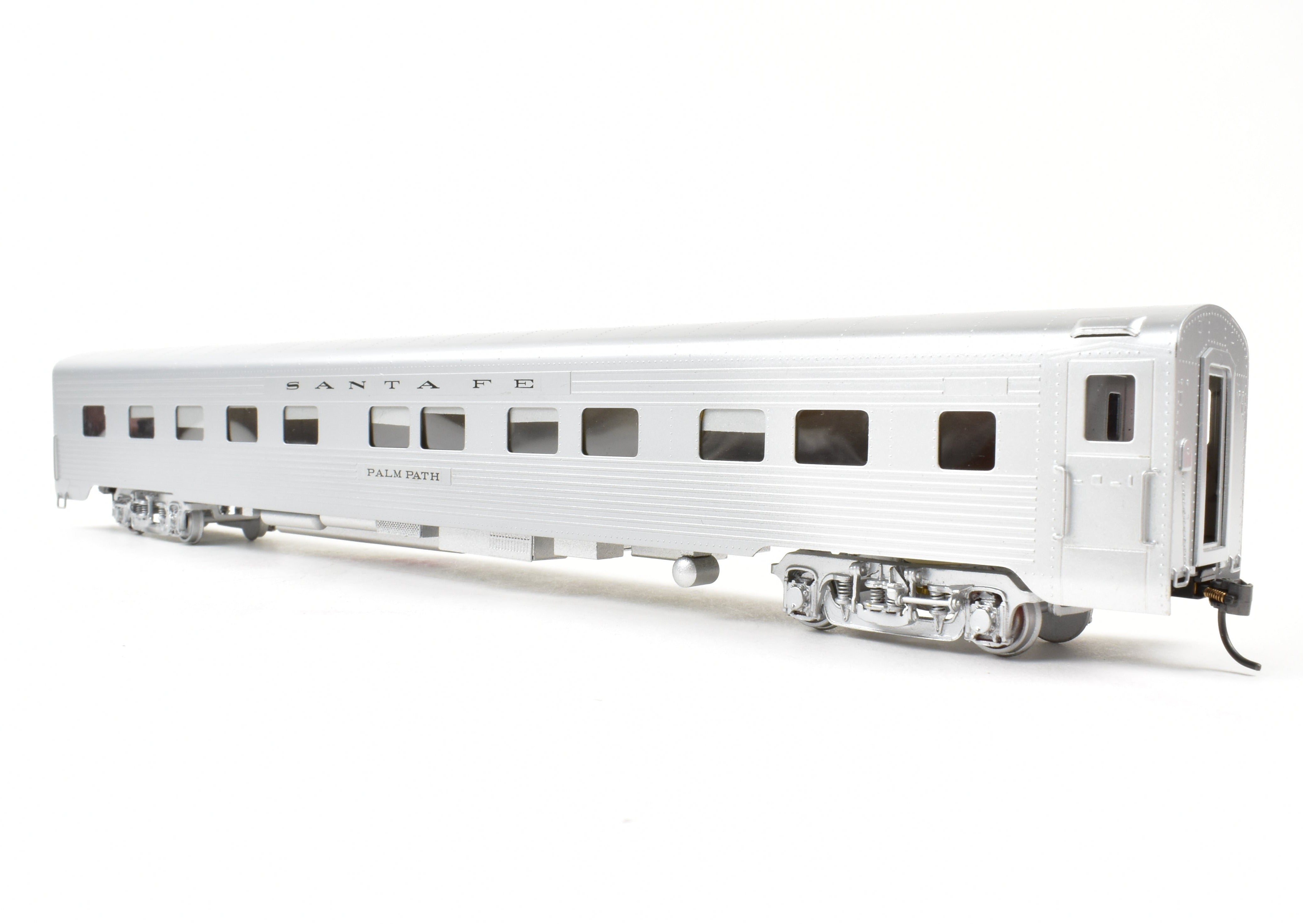 HO Scale Brass Soho ATSF - Santa Fe Palm Series Luxury Sleeper Car with Custom Finished Palm Path Design